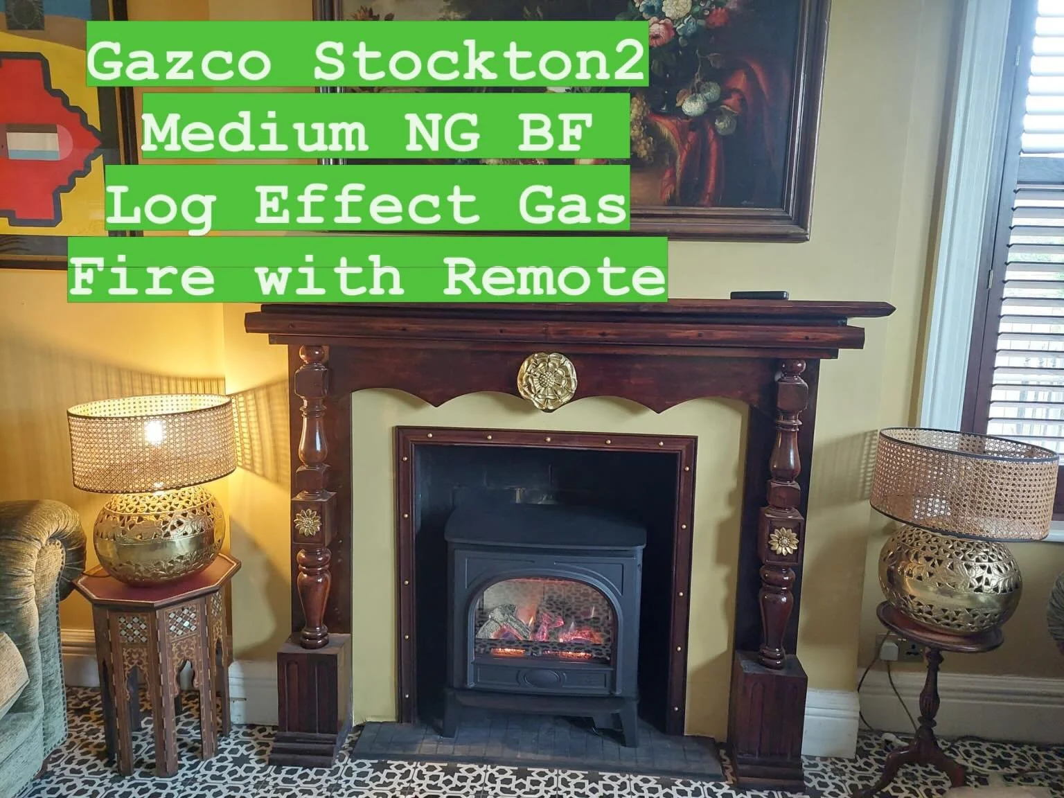Thanks to Dave Brady who installed this gorgeous Gazco Gas Stove supplied by Hearth &amp; Home today, don&rsquo;t forget Hearth &amp; Home don&rsquo;t just supply Woodburning/Multifuel Stoves, we also have the largest range locally of Gas, Electric, 