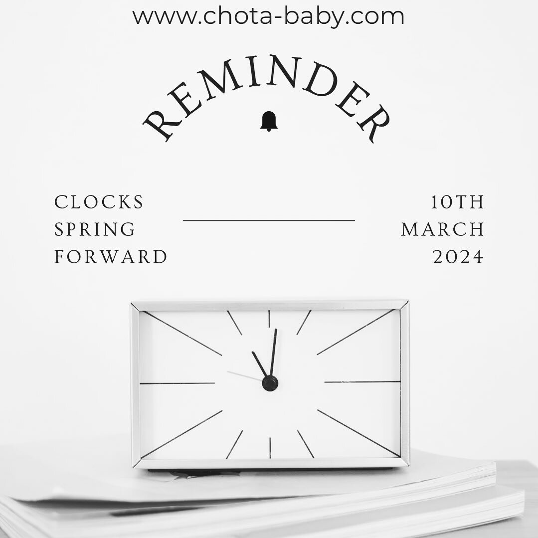 Exactly one week when we spring forward by one hour 🌼 Daylight Savings is around the corner! Here are three ways to help your baby or toddler adjust smoothly: 

1: Just Spring Forward- Keep your routine as is! Allow your little one to wake up natura