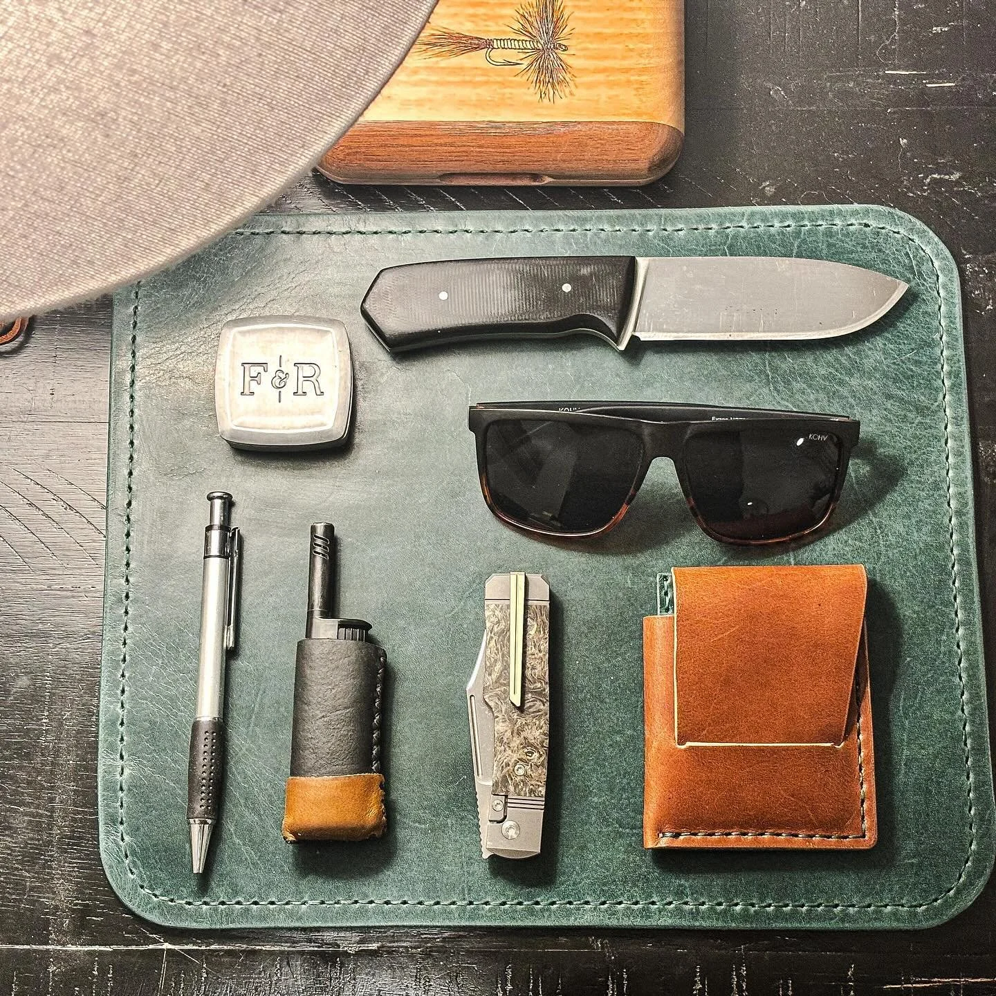Leather Valet Mat👌