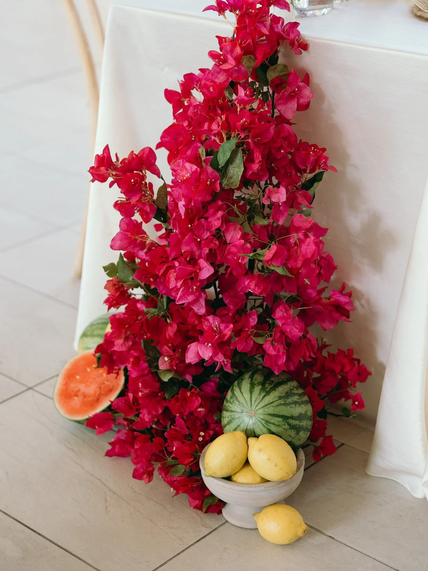 Design in color 🍉 🌺 

Planning &amp; Design: @239.bridezilla
Venue: @achotelnaples5thavenue 
Photographer: @prisciladelcristophoto 
Florals: @floralartistrystudios 
Flatware: @miliaeventrentals 
Rentals: @trinityspecialeventrentals 
Cake: @sassycak