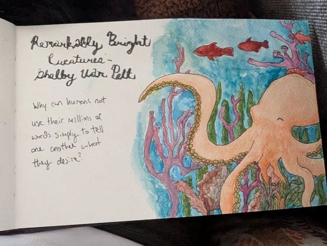 octopus in sea painting