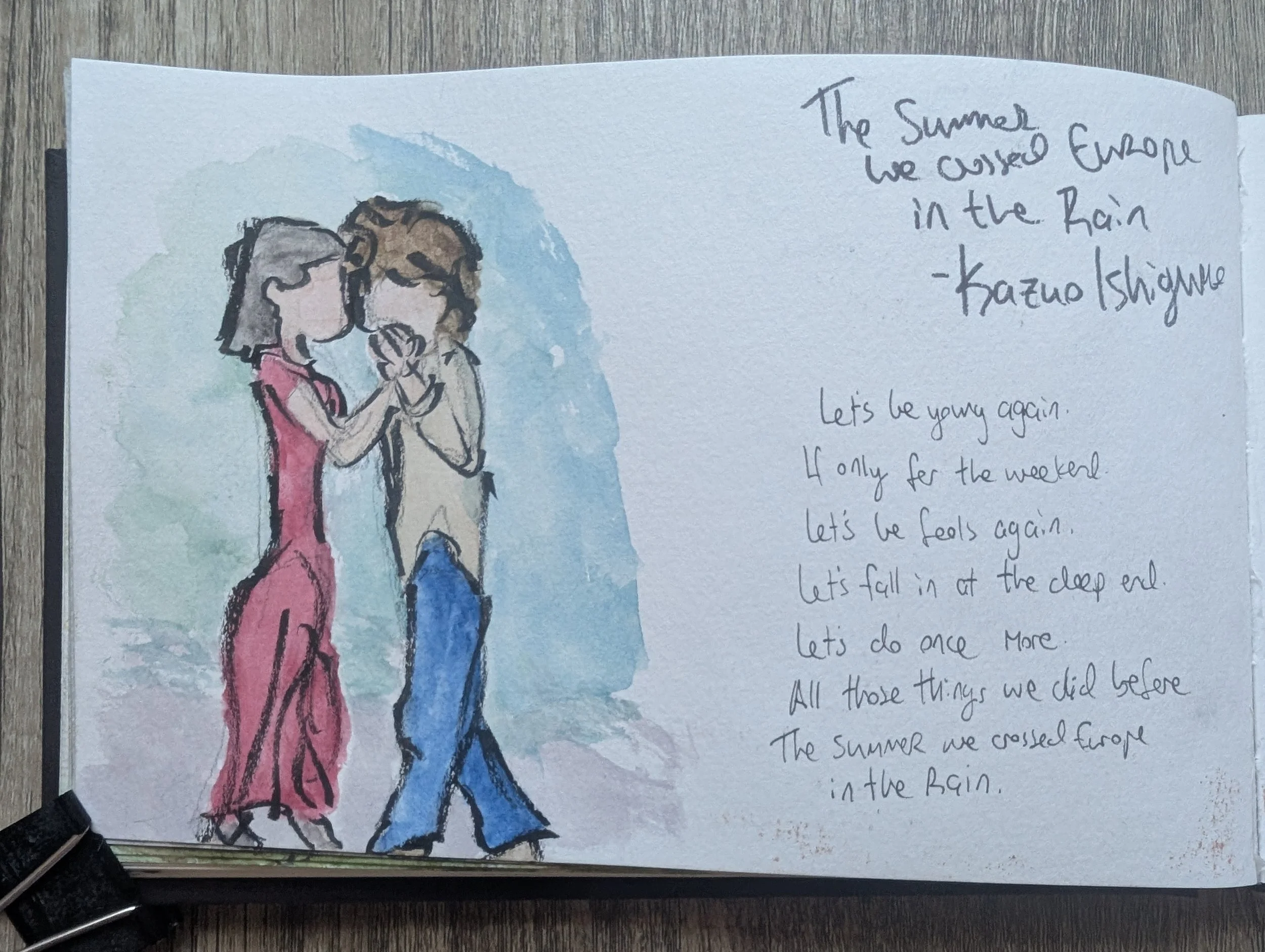 faceless woman and man dancing painting