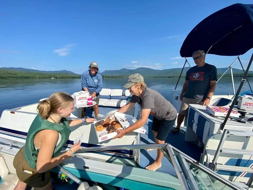 Donuts on the Lake (In two locations) - Saturday, July 4, 2026 @ 9:00 AM WLA Water Testing Ball &   State Park Beach (Copy)