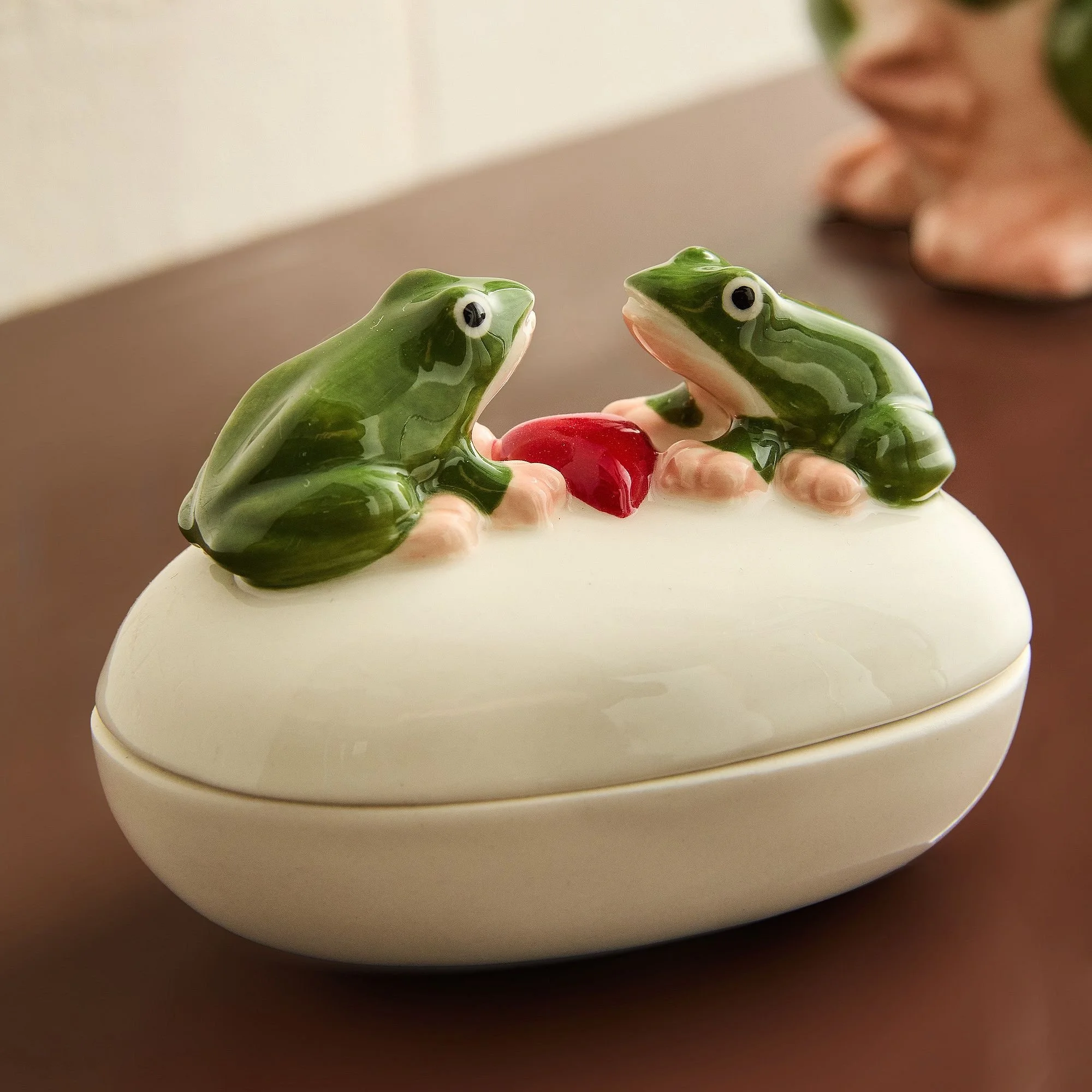 Stoneware Decorative Box