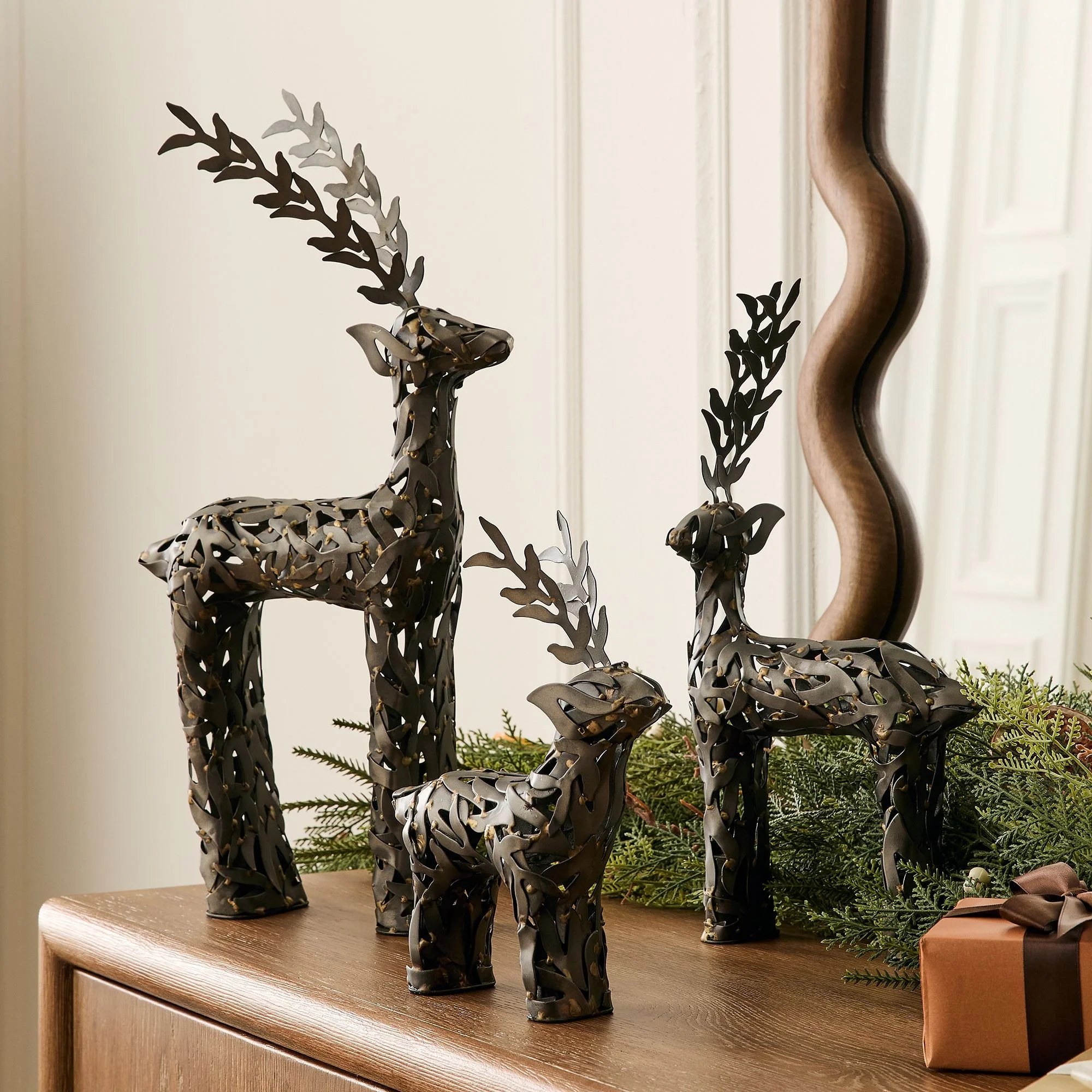 Metal Deer Objects