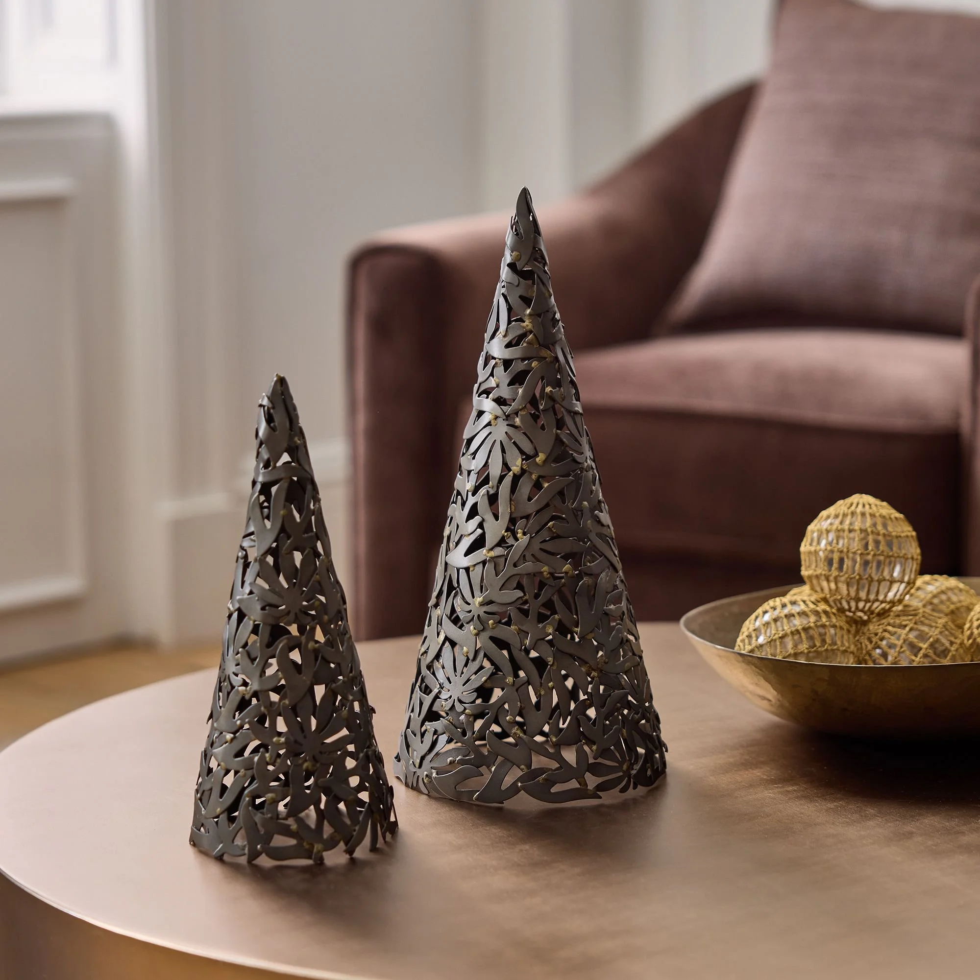 Metal Tabletop Trees