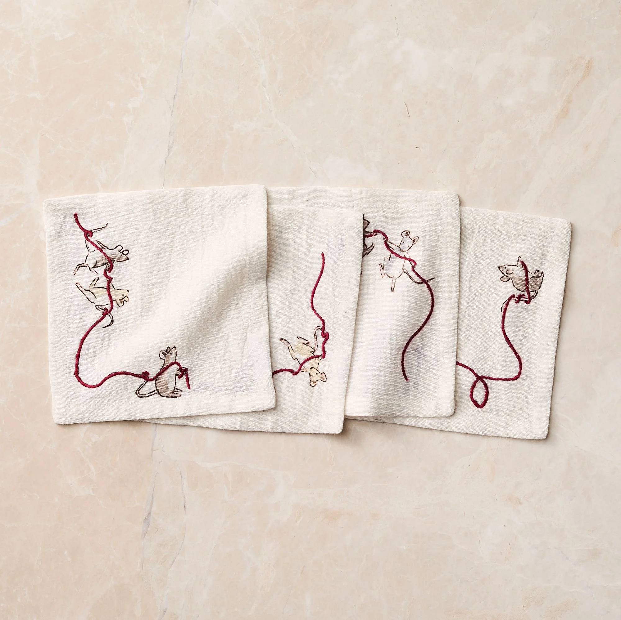 Naughty or Mice Cocktail Napkins