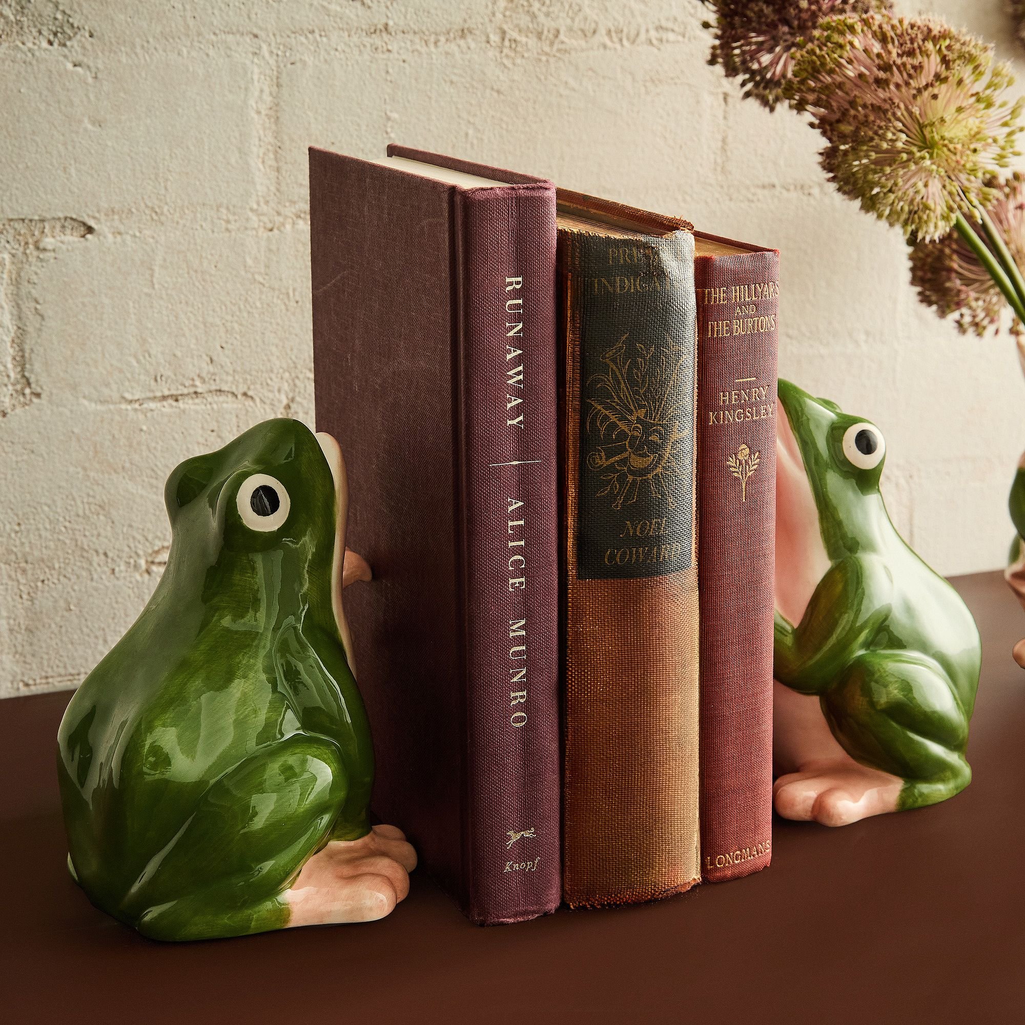 Stoneware Bookends