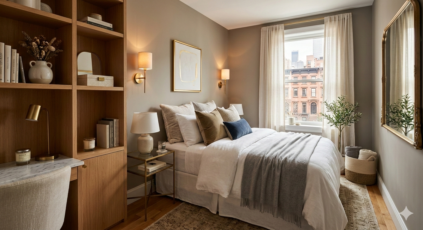 How to Make a Small NYC Bedroom Feel Like a Luxury Retreat | Smart Design Moves That Maximize Comfort