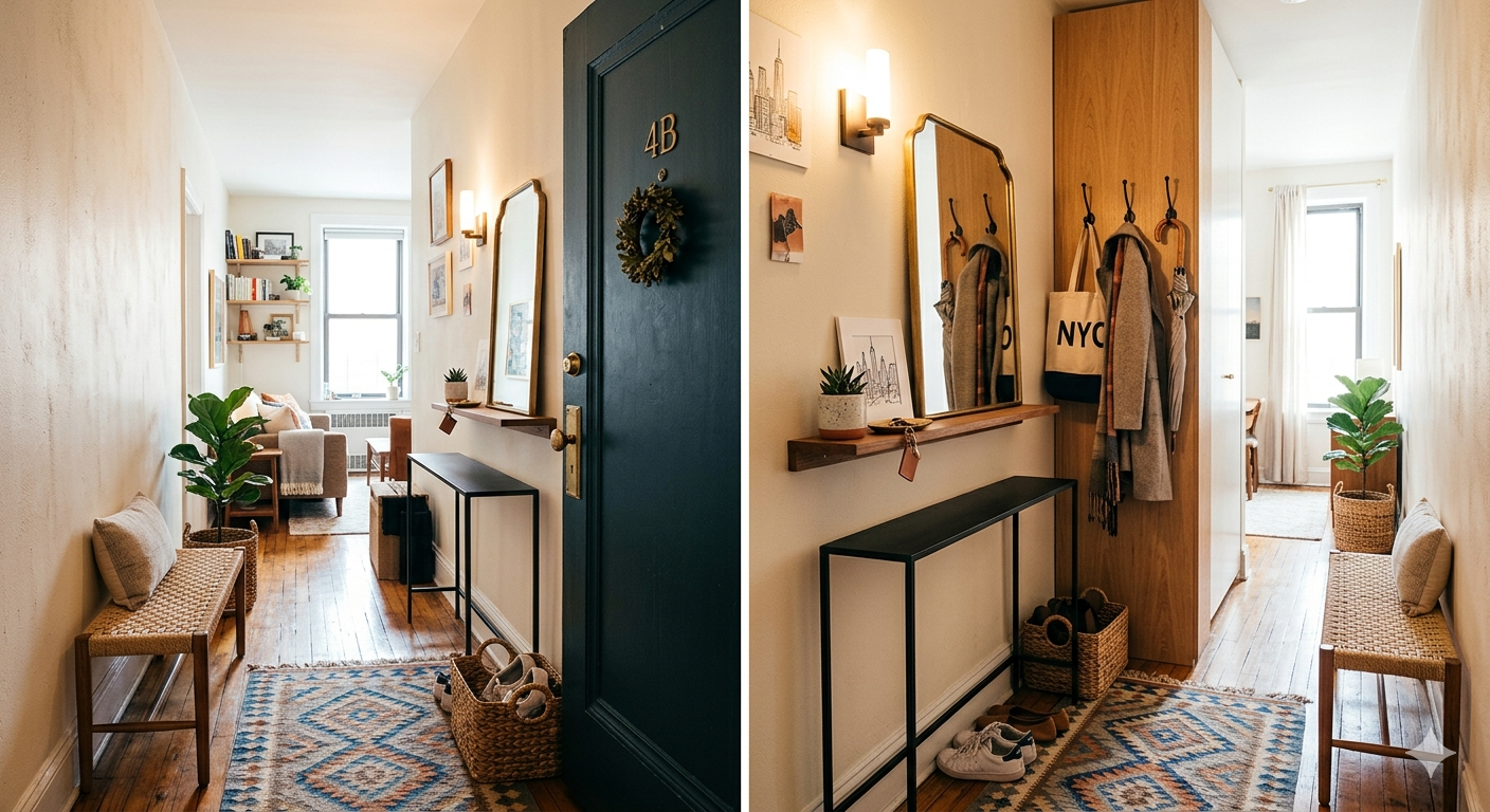 Entryway Design Ideas for Small NYC Apartments | Creating a Stylish First Impression