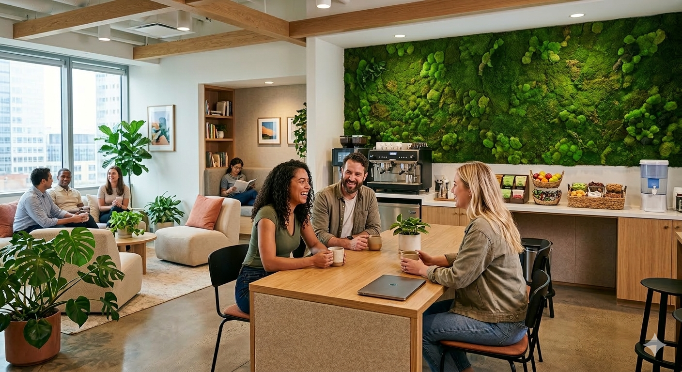 Breakroom Design That Improves Employee Experience | Creating Spaces That Support Workplace Wellbeing