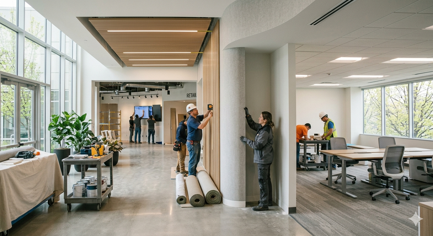 Spring Renovations for Commercial Spaces | Smart Upgrades for Offices, Retail, and Lobbies
