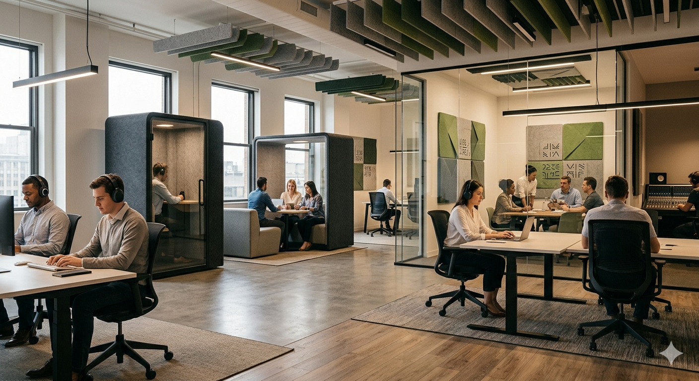 Why Acoustic Design Is Becoming Essential for Modern Office Productivity