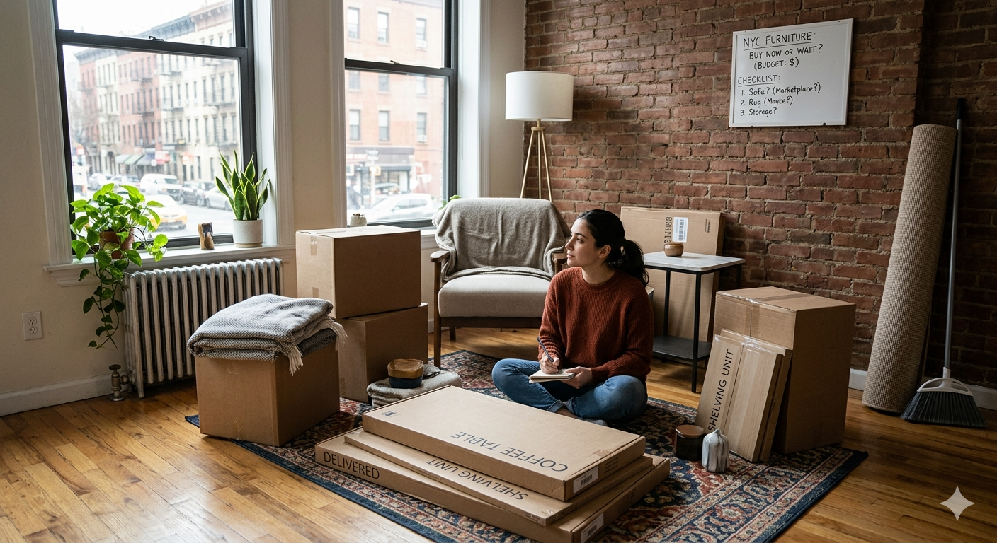 Should NYC Renters Buy Furniture or Wait? How to Furnish Your Apartment Without Wasting Money