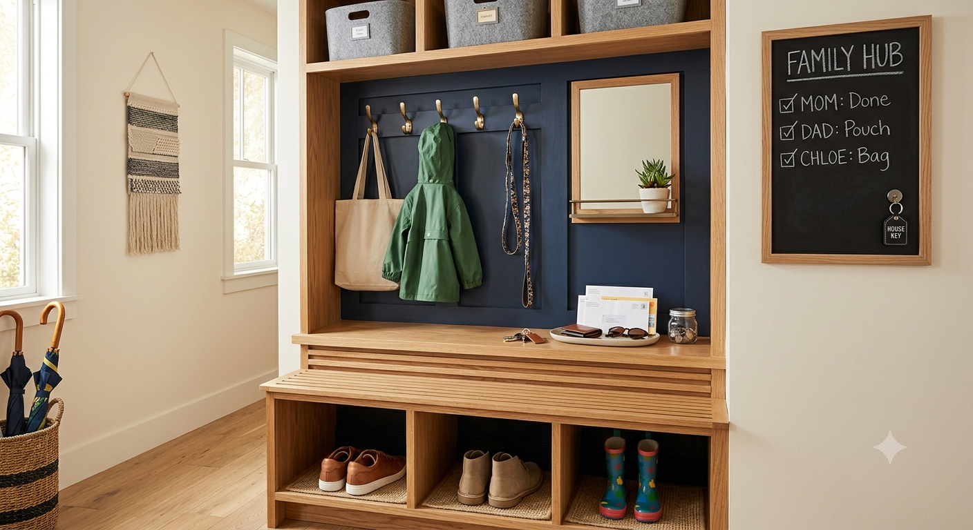 Why Every Home Needs a “Drop Zone” | The Small Design Feature That Keeps Your Home Organized