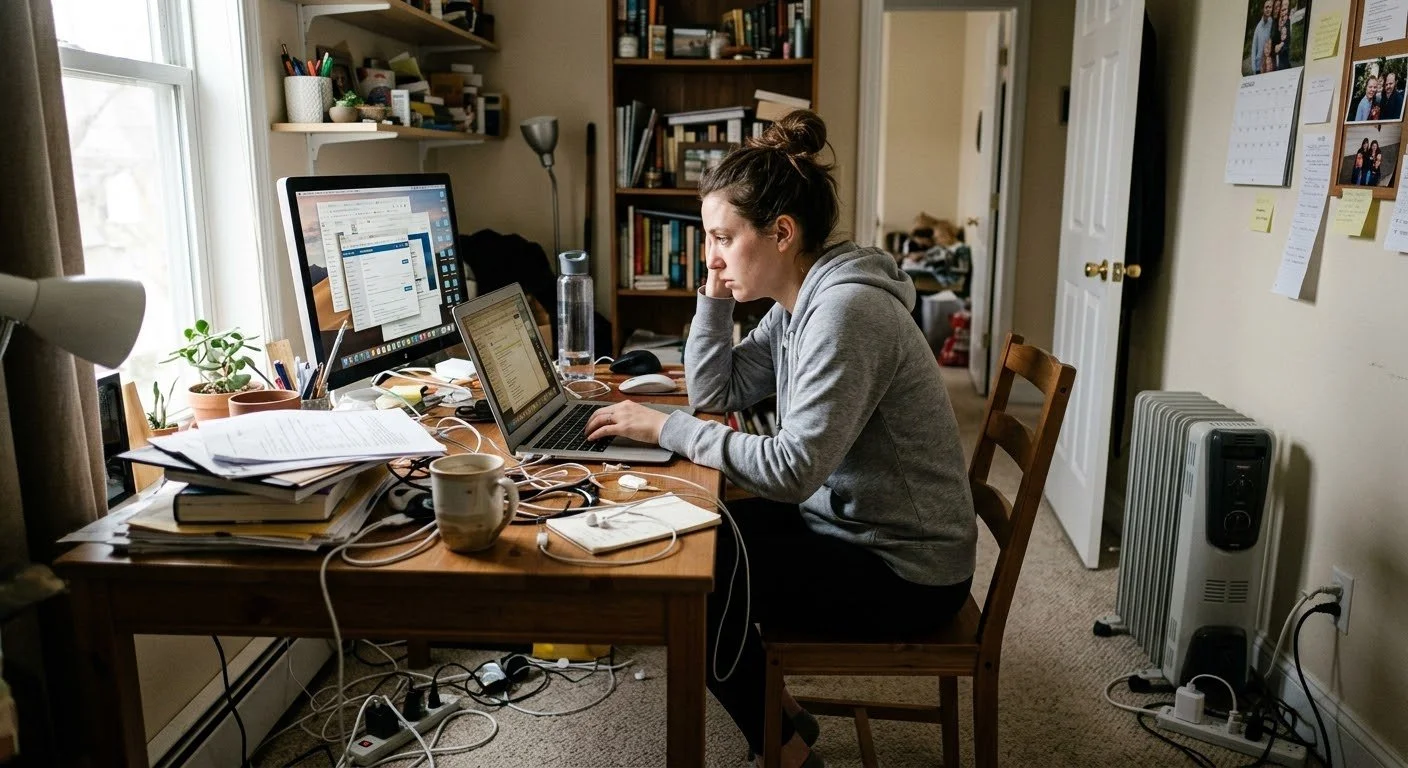 The Home Office Mistakes That Make Working From Home Harder (And How to Fix Them)