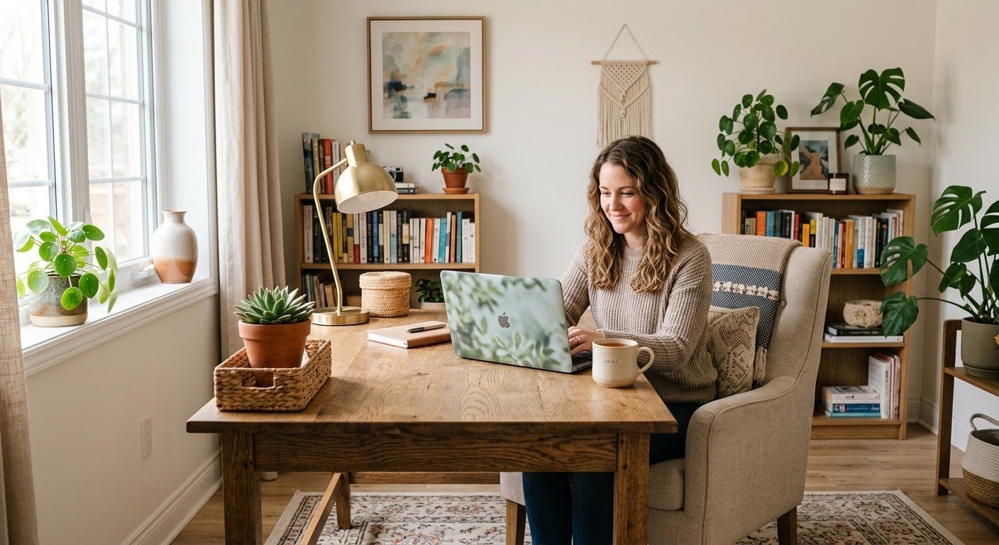 How to Make Your Home Office Feel Less Like an Office