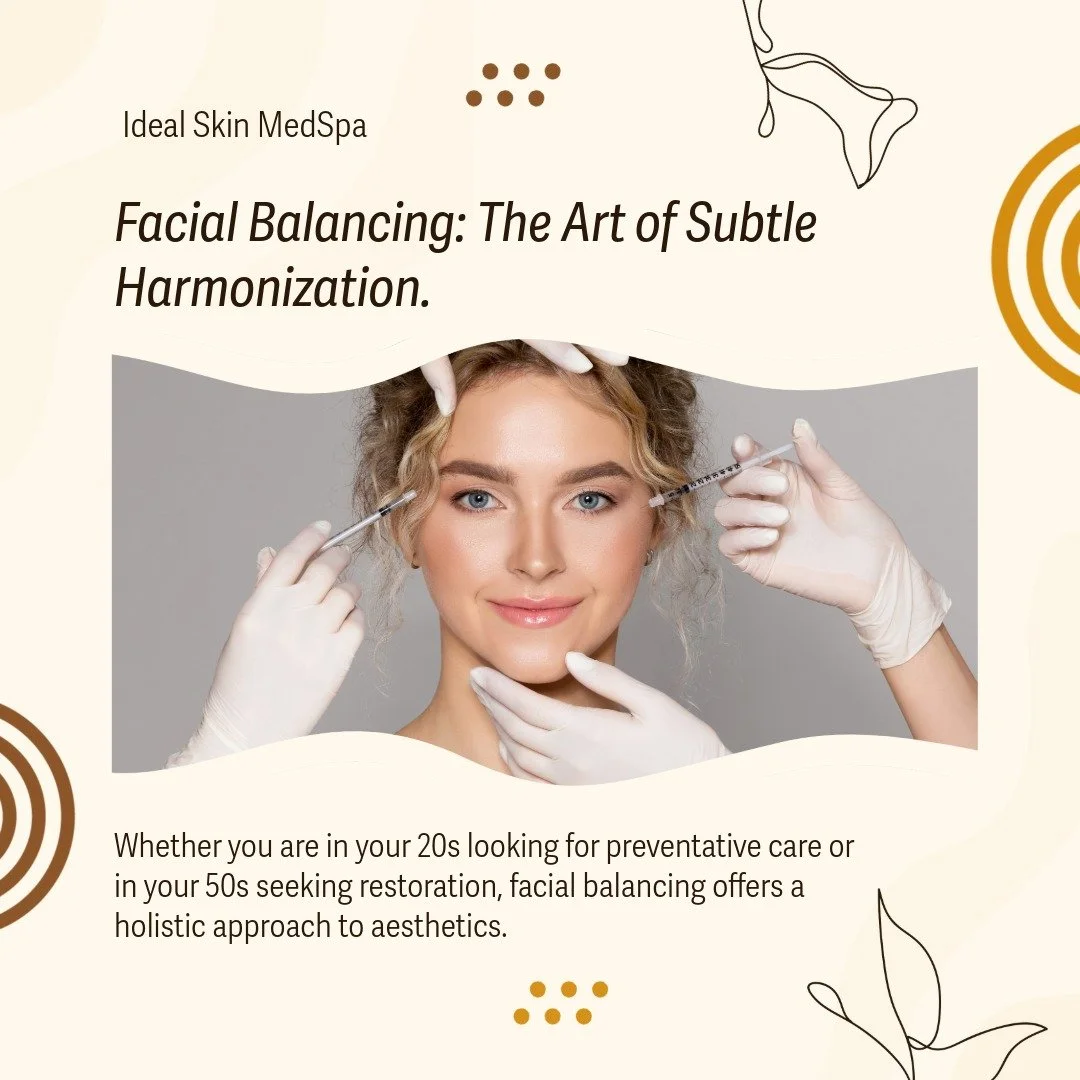 ✨ Be your own kind of beautiful with FACIAL BALANCING ✨
At Ideal Skin MedSpa, we believe in enhancing your natural beauty&mdash;not changing it. Facial balancing restores harmony to your facial features, helping you glow with confidence at every angl