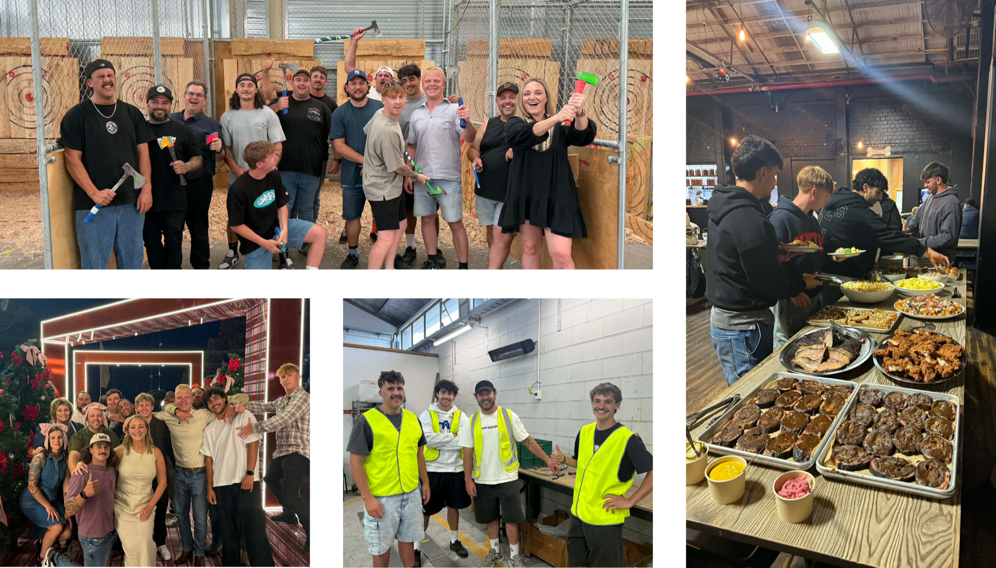 More examples of Jarvis' team events and shared meals.