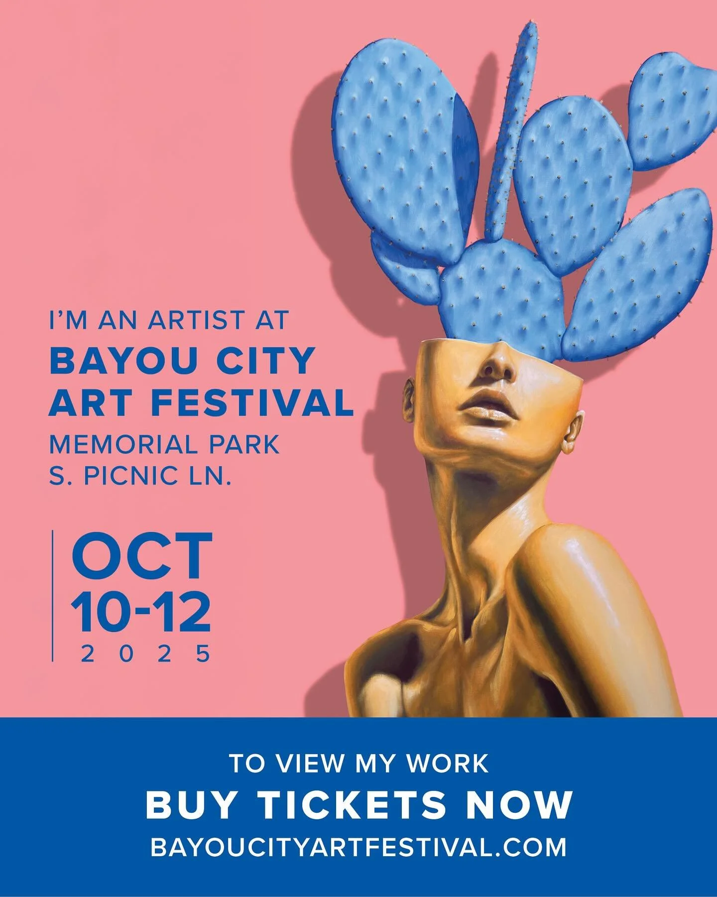 My 8ft ✏️ Sculpture has inspired my first book! Life Demands Both Ends (the inspiring book) will have its debut (with 6ft sculptures, mini sculptures, watercolors works and so much more at the Bayou City Art Festival Oct 10-12th! Get your tickets - I