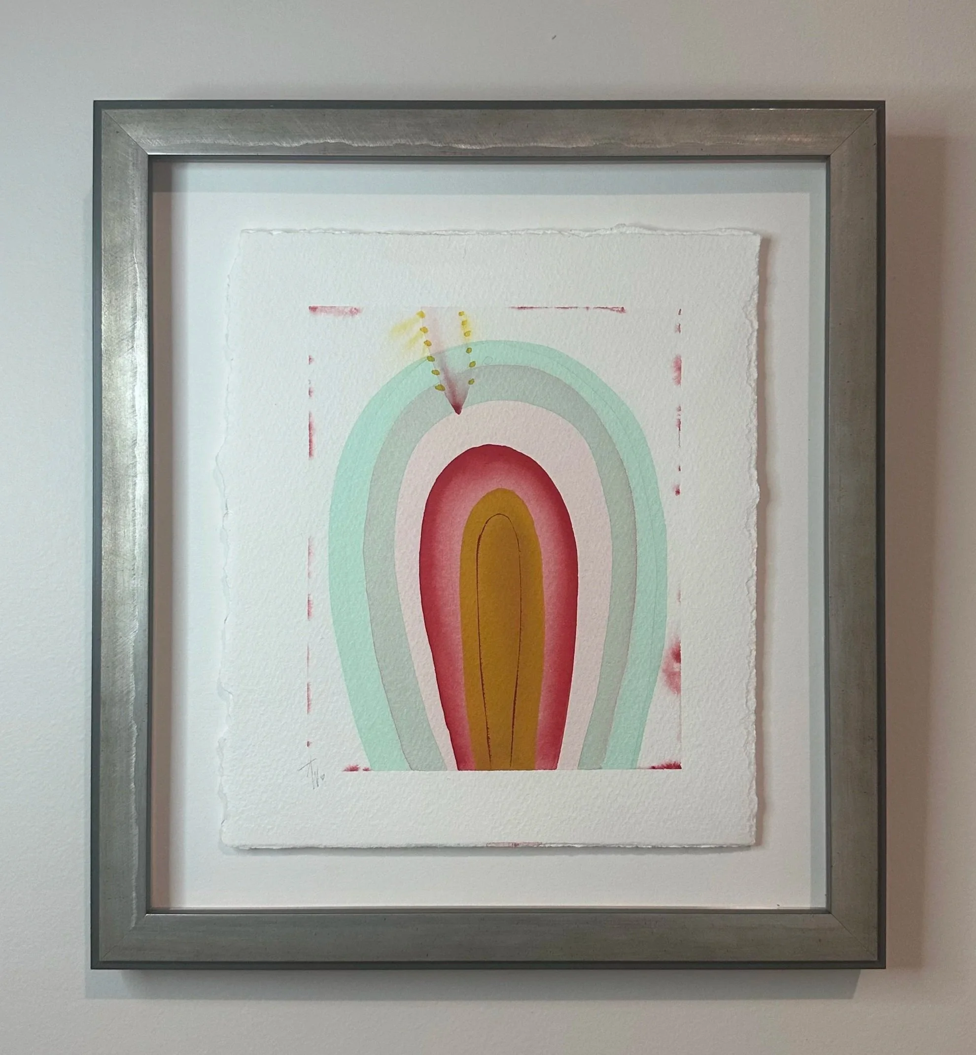 NATIVE RAINBOW Series #1 - 11x14 framed with museum glass