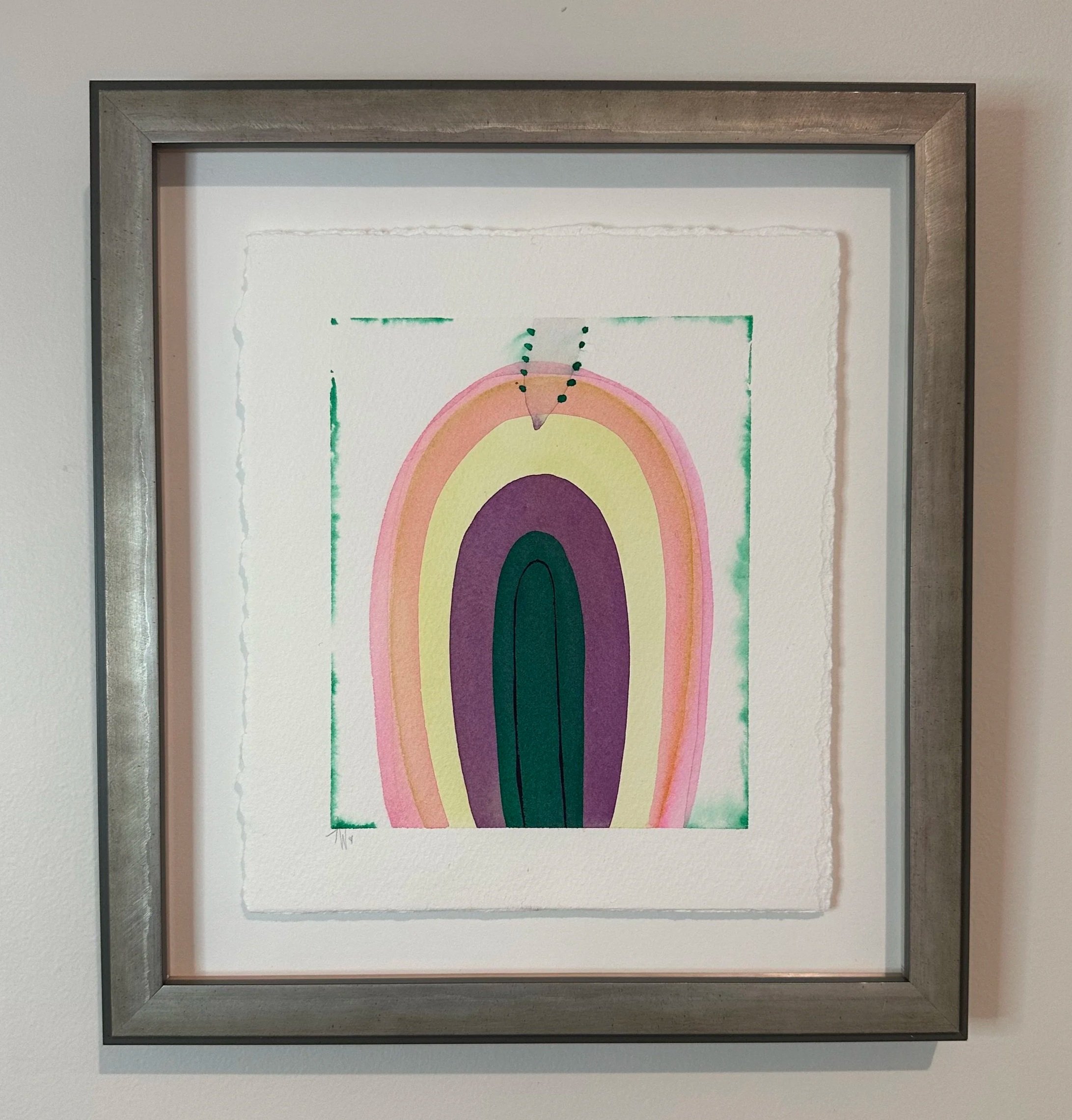 NATIVE RAINBOW Series #3 - 11x14 framed with museum glass