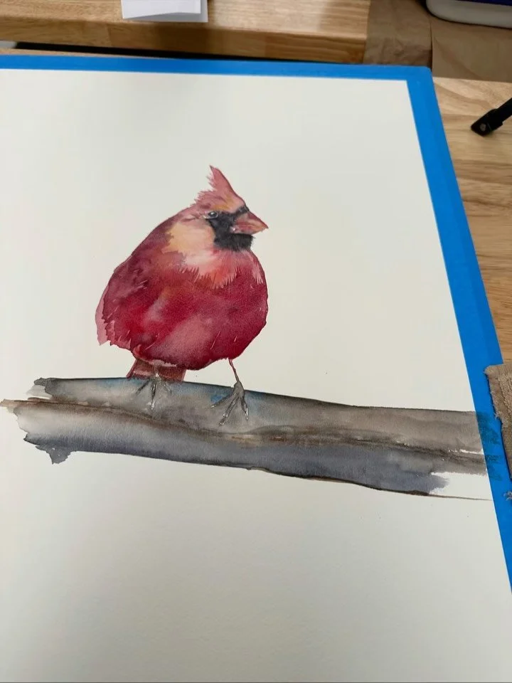 Commission for a collector who allowed me to bring memory to her losses. Represented by these three birds and a poem I wrote in their honor. 🙏🏻🫶🏻