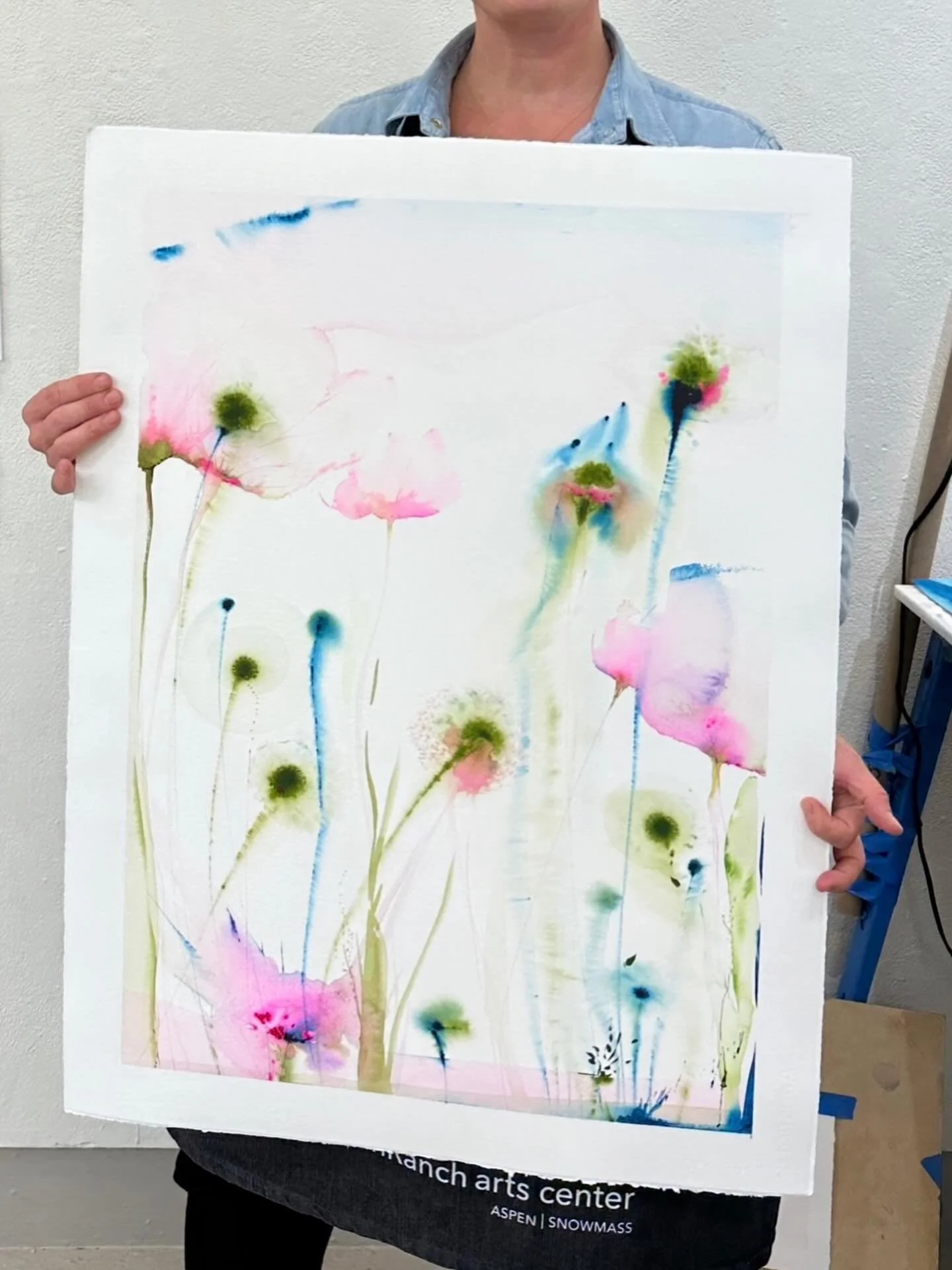 In the quiet of today&hellip; I am reminded of my JOY. Joy to create, joy to be present, joy to have people around me that lift and support me in all aspects of life. This is the second ever work of my LIVING JOY Series..which represents the path I a