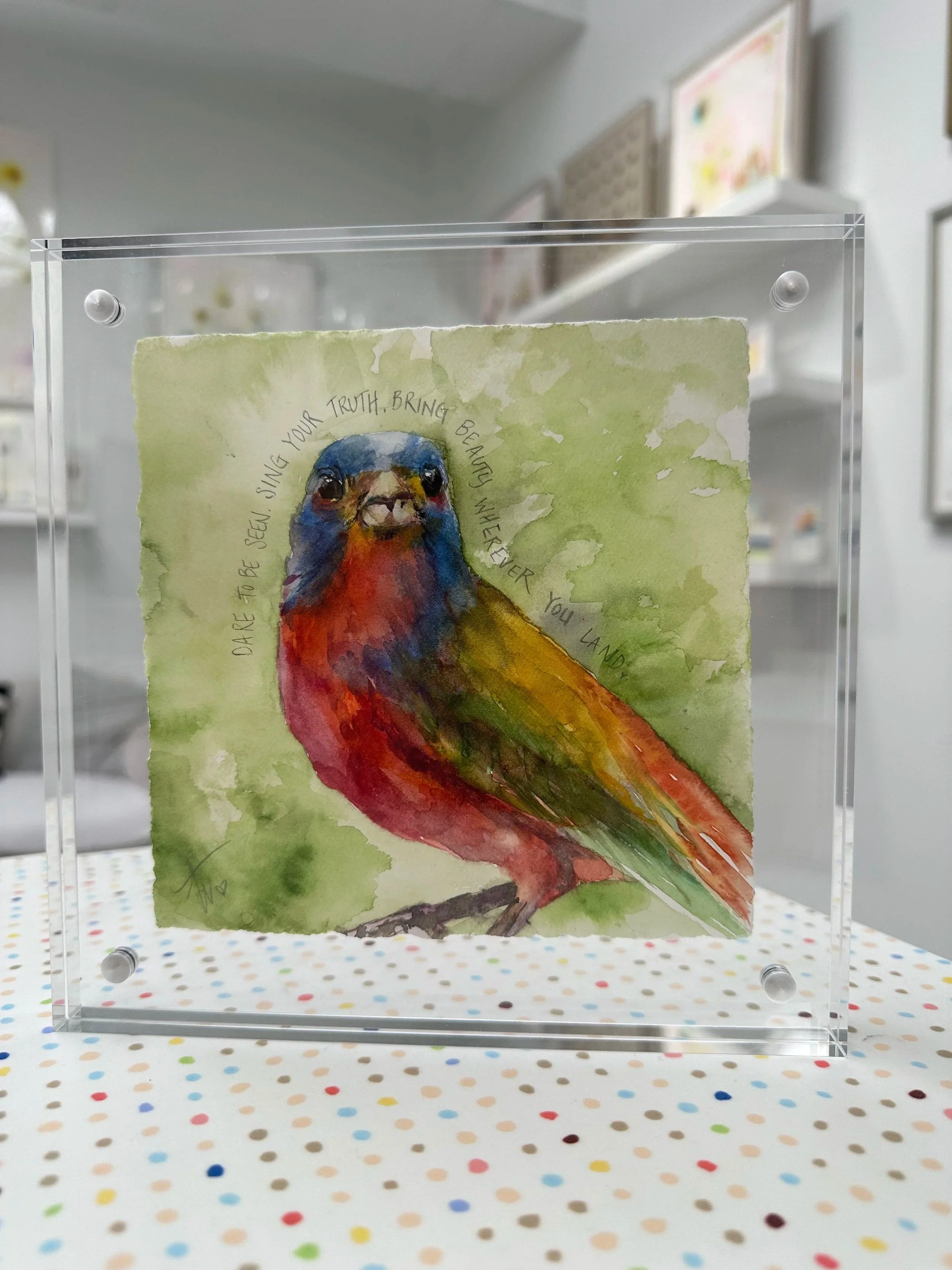 My LITTLES Series (Painted Bunting)