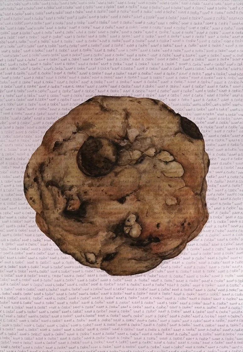 MEMORY SERVES Series : ACCOMPLISHMENT, Want a Cookie? 30x40