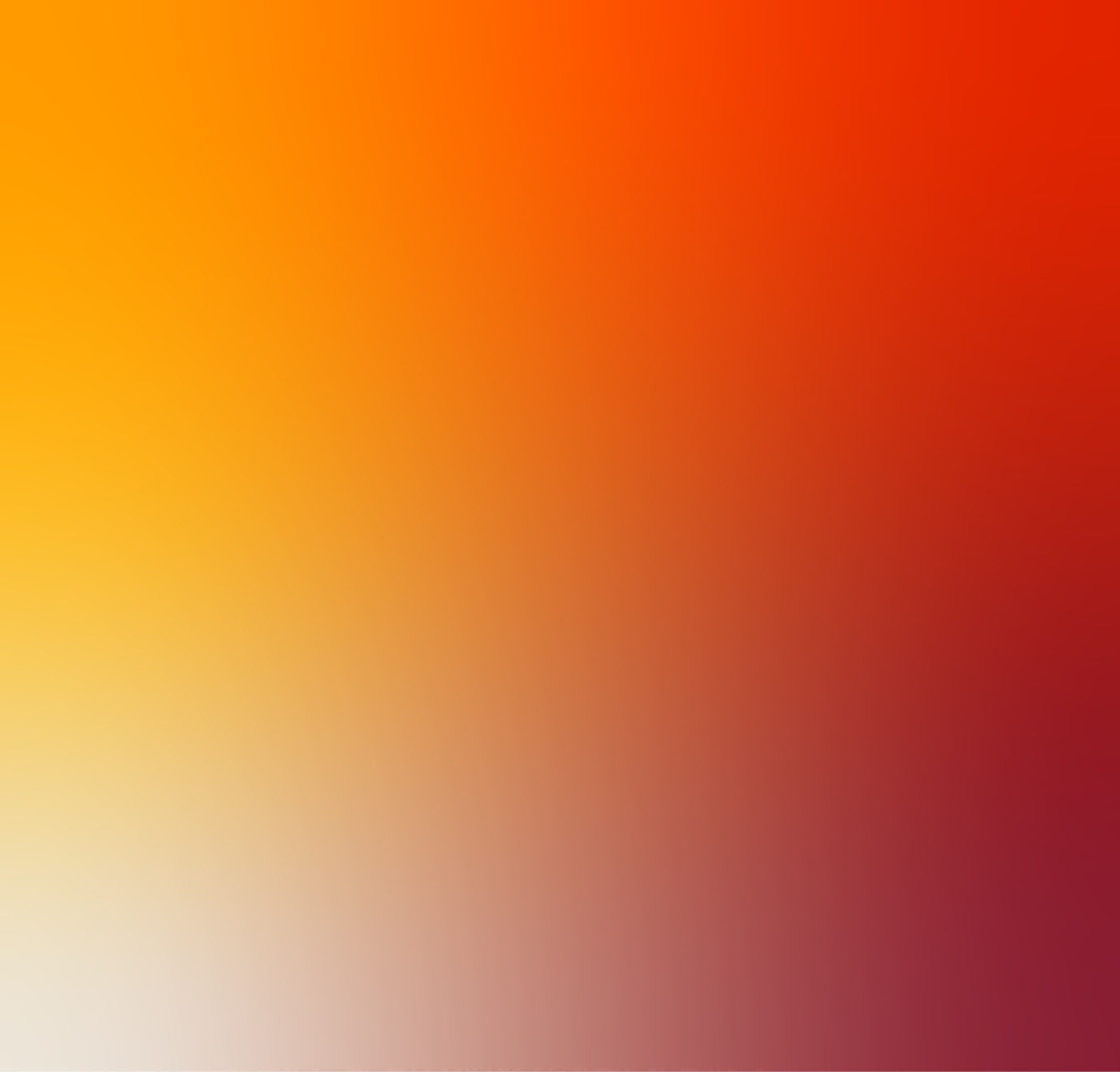 Blurred background with gradients of yellow, orange, red, and beige colors.