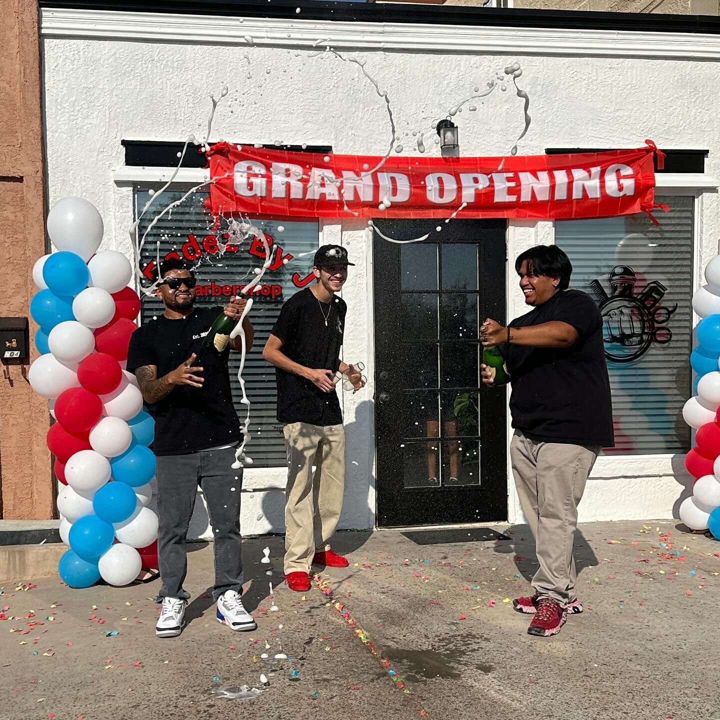 This is a dream come true. When I started this barber journey I always knew I wanted to come back home, become a pillar in the community and give back in every way possible while also holding myself to a high standard and create a place where everyon