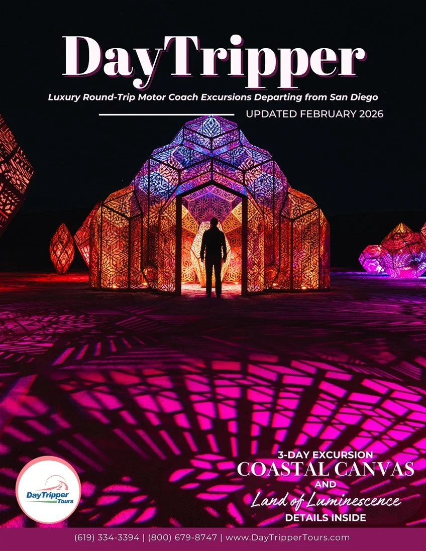 DayTripper's catalog cover for February 2026