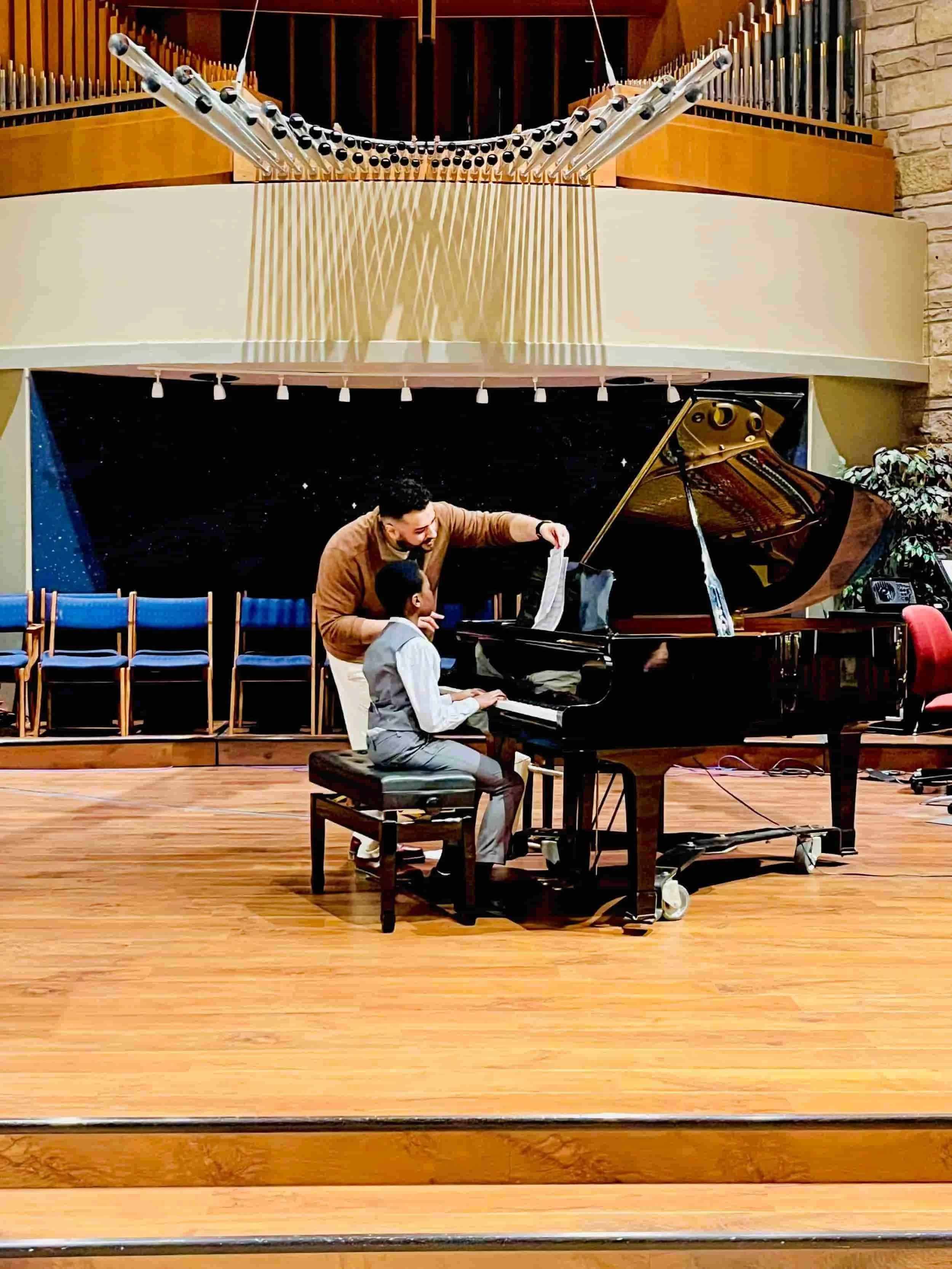 Piano lessons in Edina with Shane at Naji Piano School