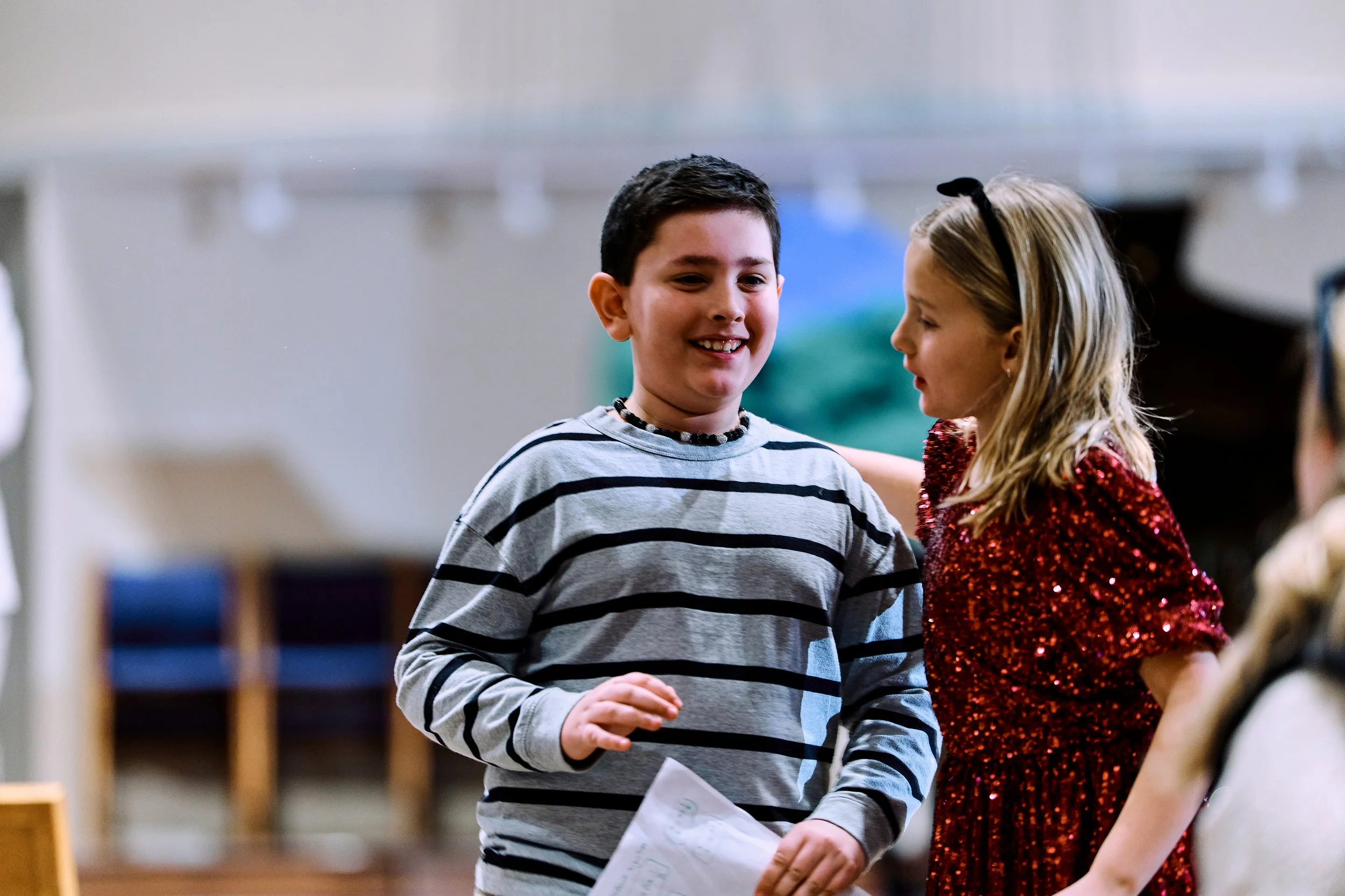 Jack and her sister smiling after the 2025 recital