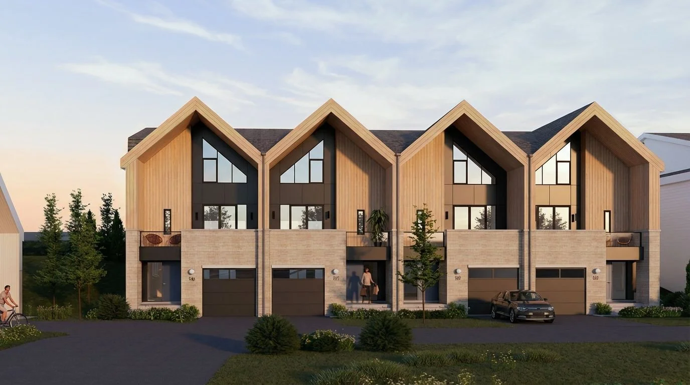 The Docks at Mooney's Bay - A5 Townhouses, Ottawa, ON - Under Construction