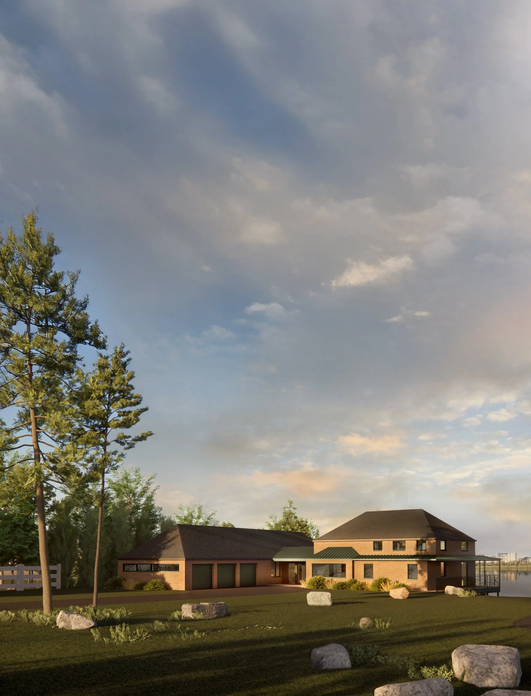 Brewery Lane Lake House, Orillia, ON - Design in Progress