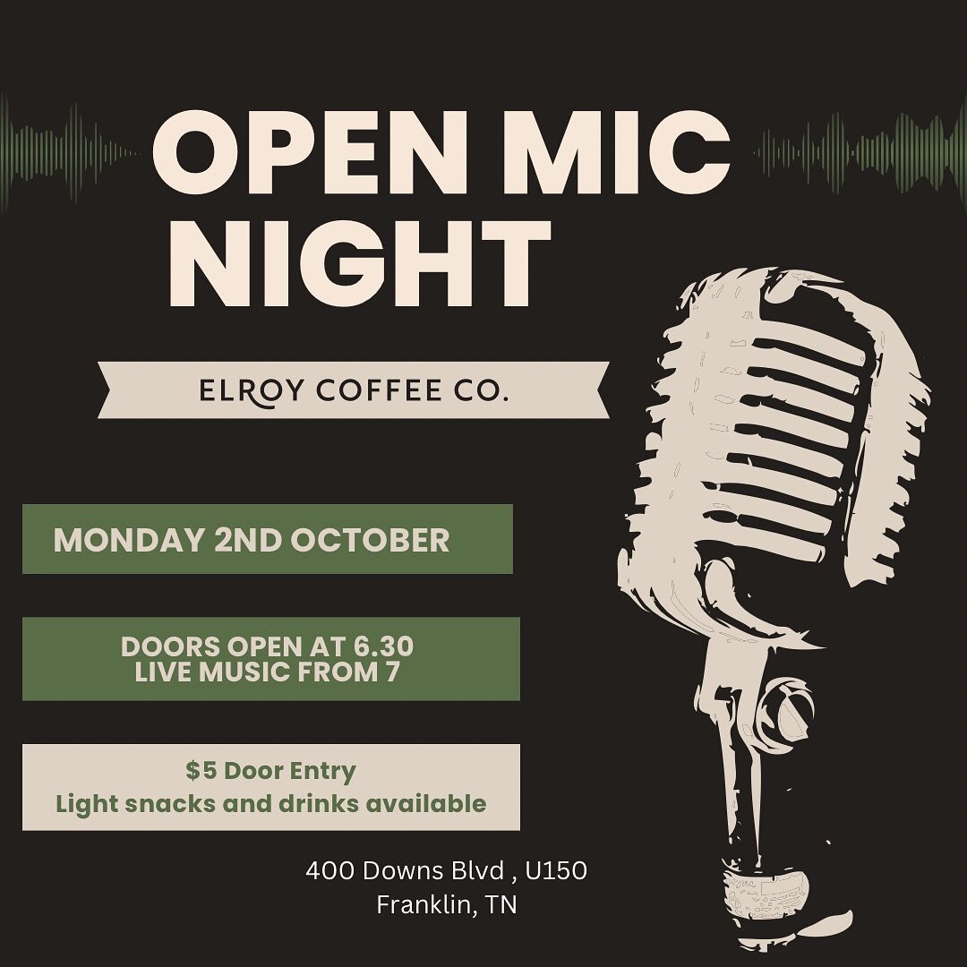 Book it in!! 
We&rsquo;ve got some unbelievable artists scheduled for our next open mic night. 🫢
It&rsquo;s a complete mixed bag of genres but we love that! 
$5 entry and some great light snacks and a reduced drinks menu available! 
Get a group toge