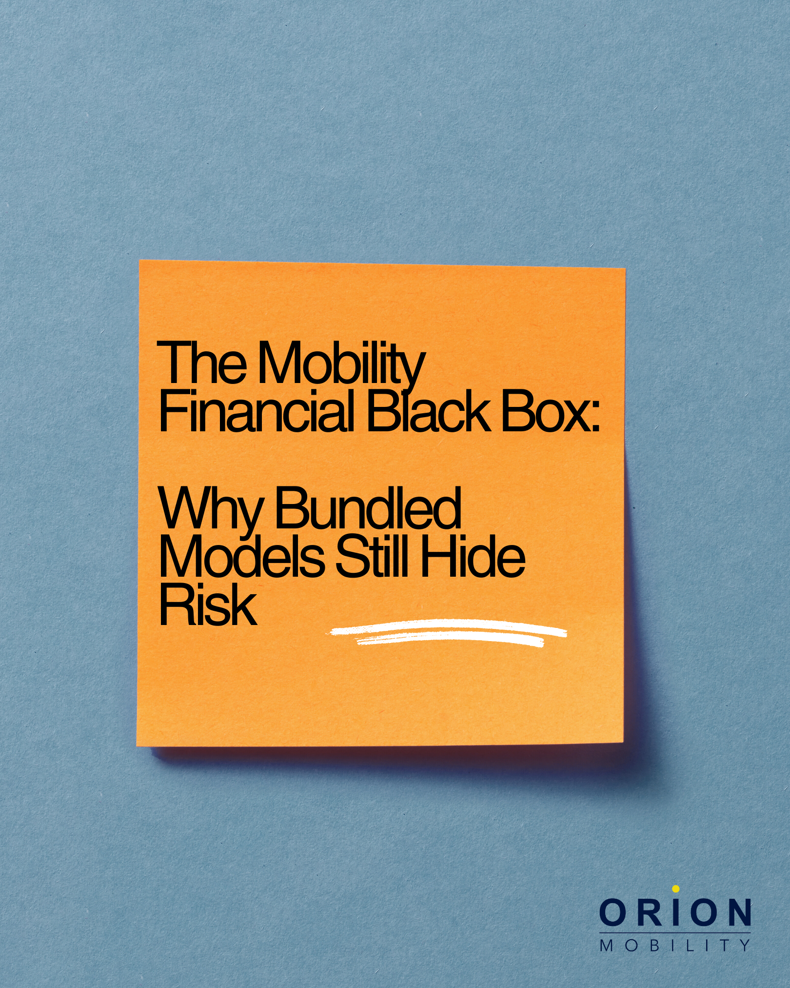 The Mobility Financial Black Box: Why Bundled Models Still Hide Risk