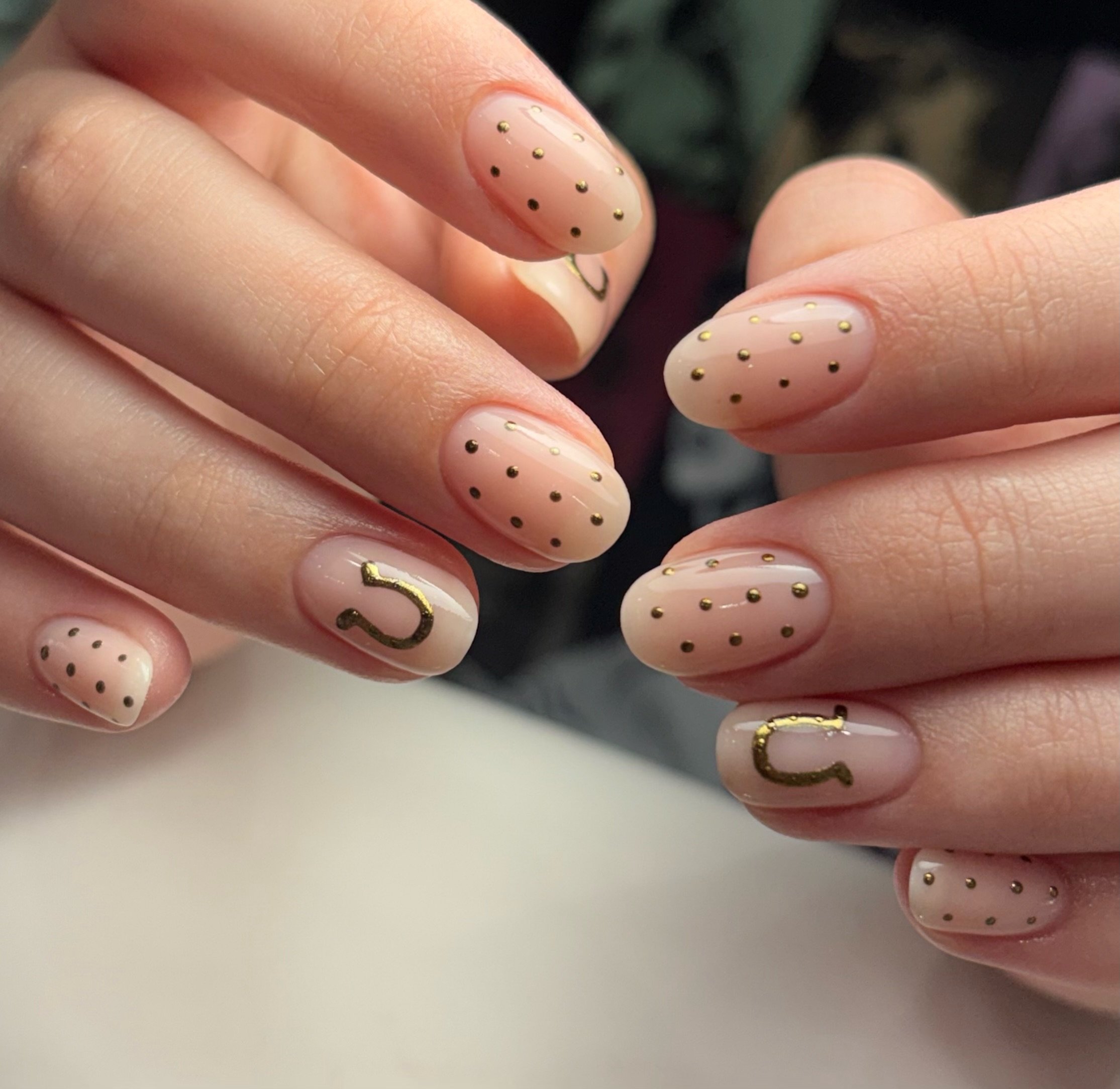 E-file cuticle work + BIAB + 🧲 art ✨

By Azela ~