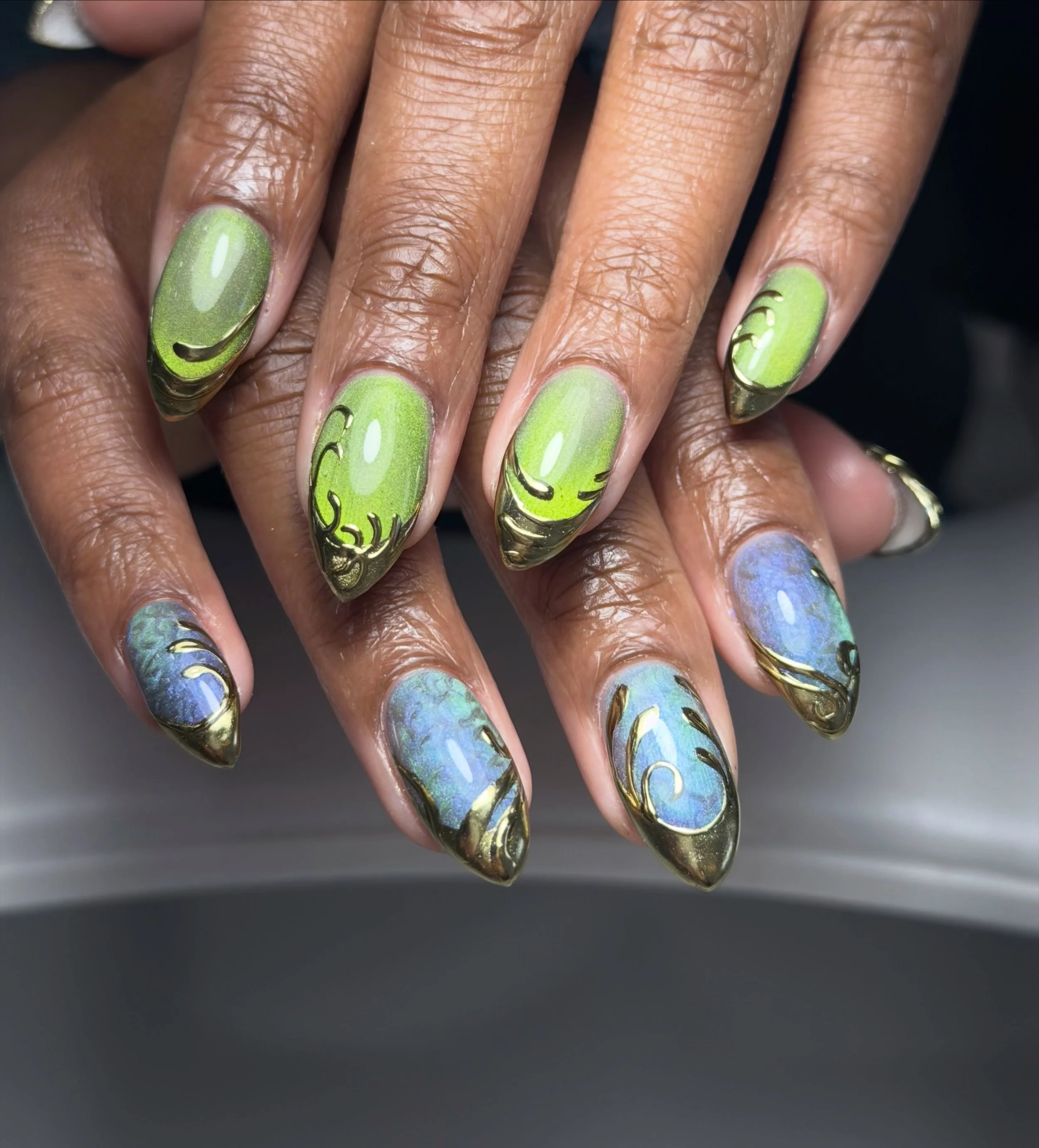 Beautiful work by Nina 💙💚✨