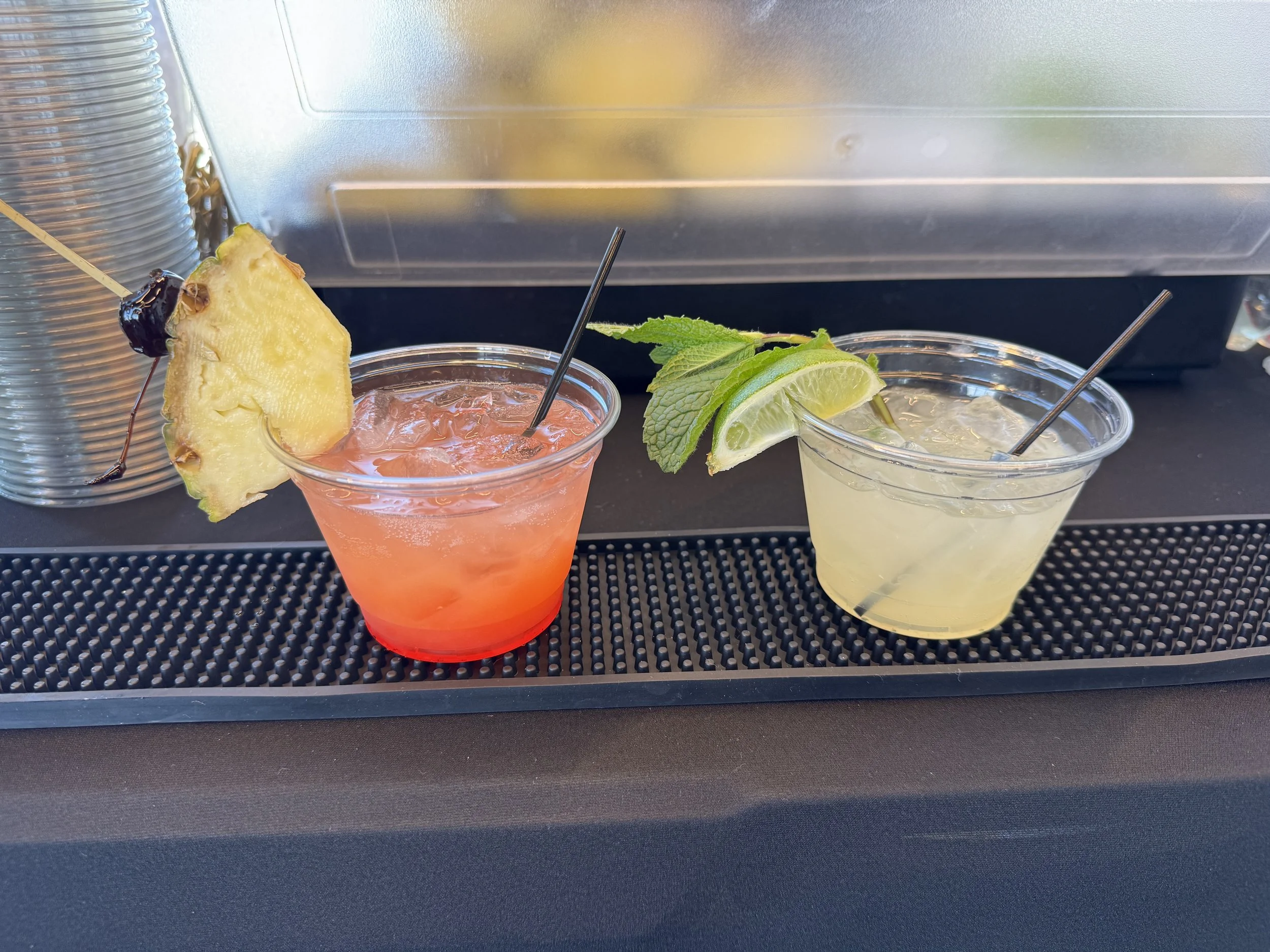 Mai-Tai and mojito mocktails