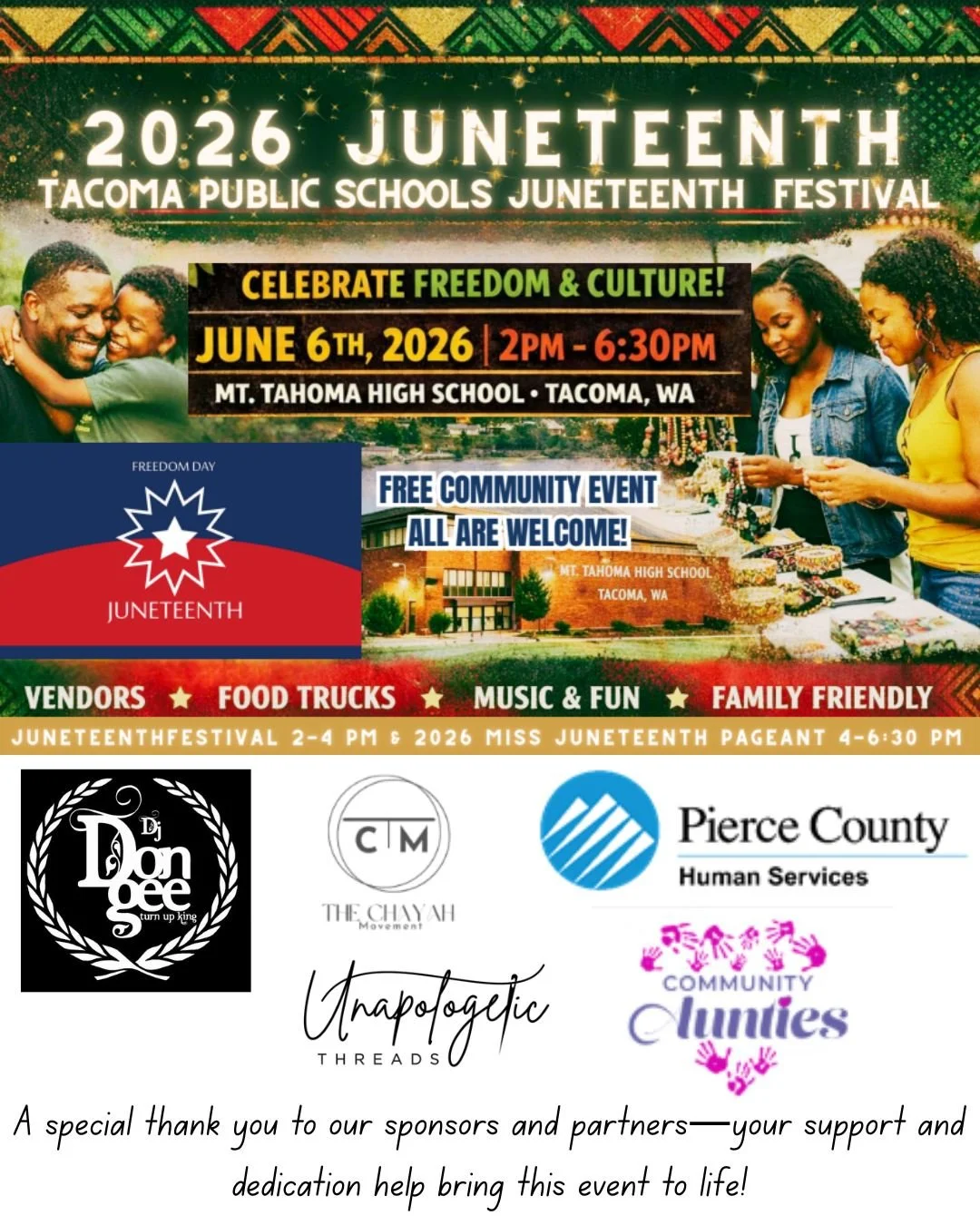 2026 TPS Juneteenth Festival