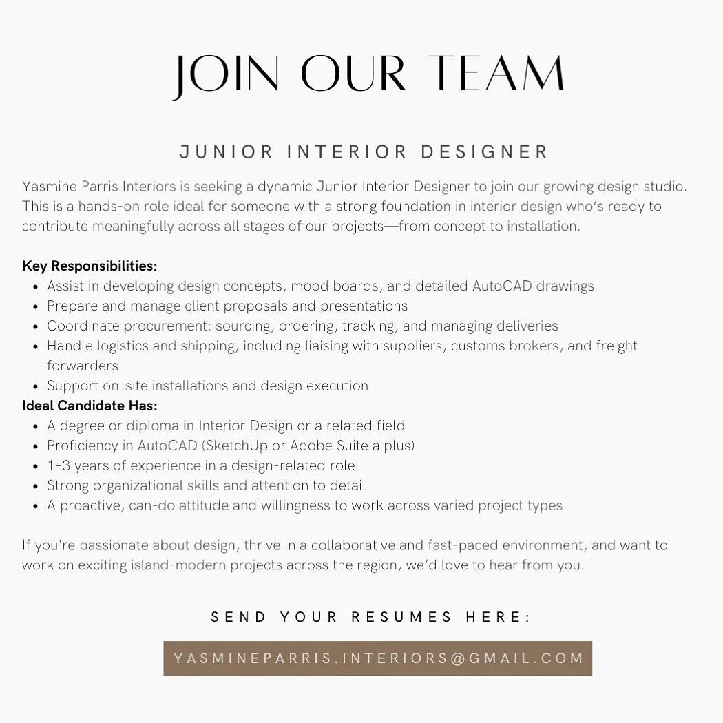 Please see your portfolio, resume and a short note on why you&rsquo;re a good fit ✨🤍