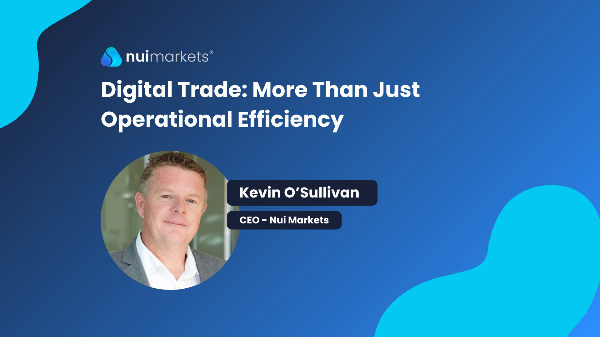 Efficiency is only the starting point of digital trade transformation