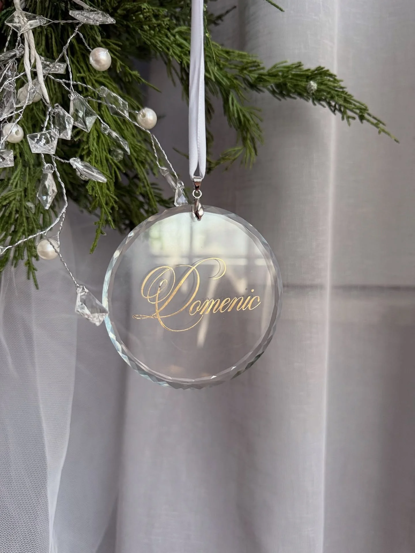 PRE-ORDERS NOW OPEN! ✨ 
Our Personalised Crystal Christmas Ornaments are here &mdash; and they&rsquo;re more magical than ever! 🎄💫
Handcrafted from stunning clear crystal and personalised with your name, date, or special message, these ornaments ar