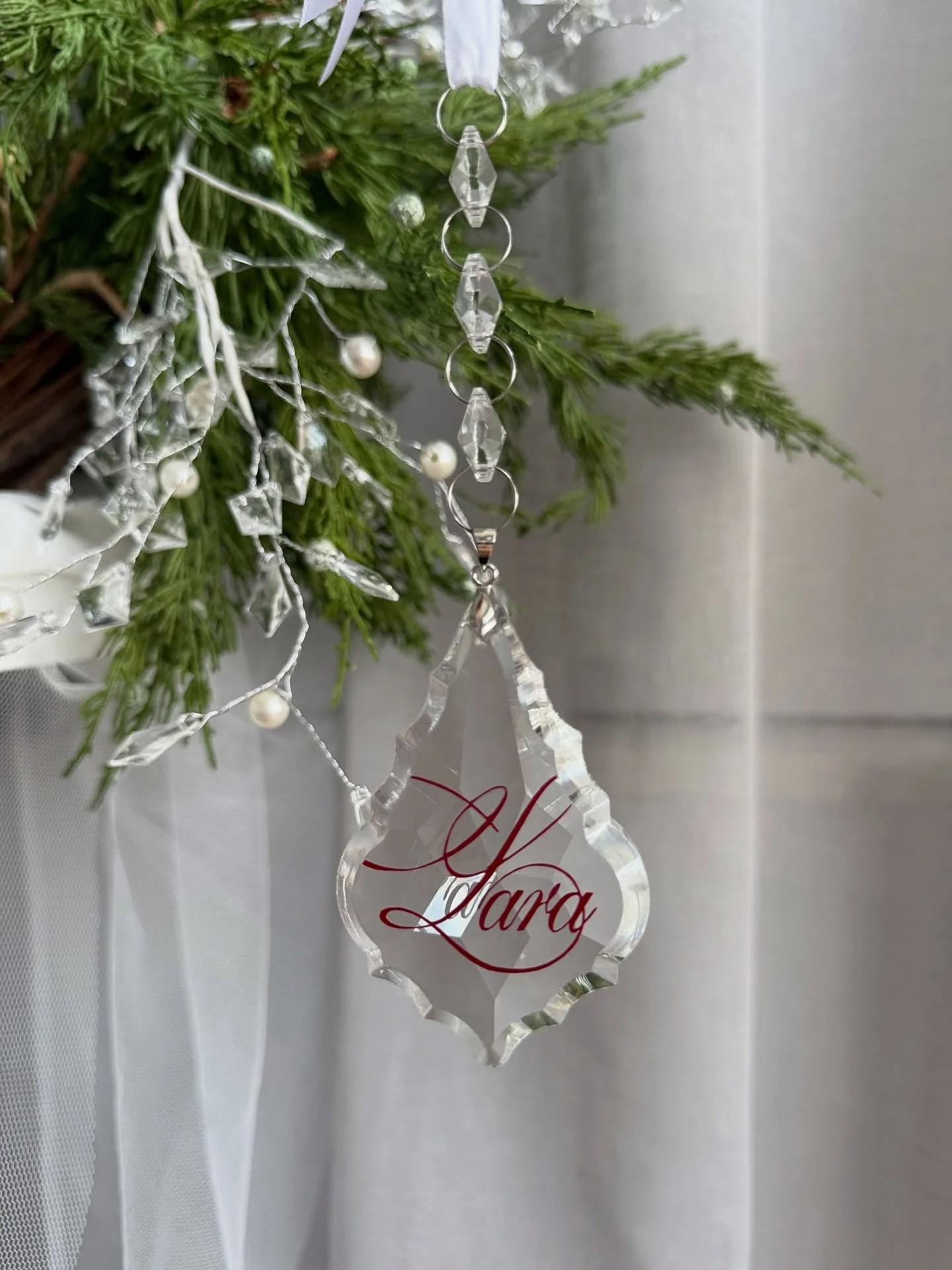 PRE-ORDERS NOW OPEN! ✨ 
Our Personalised Crystal Christmas Ornaments are here &mdash; and they&rsquo;re more magical than ever! 🎄💫
Handcrafted from stunning clear crystal and personalised with your name, date, or special message, these ornaments ar