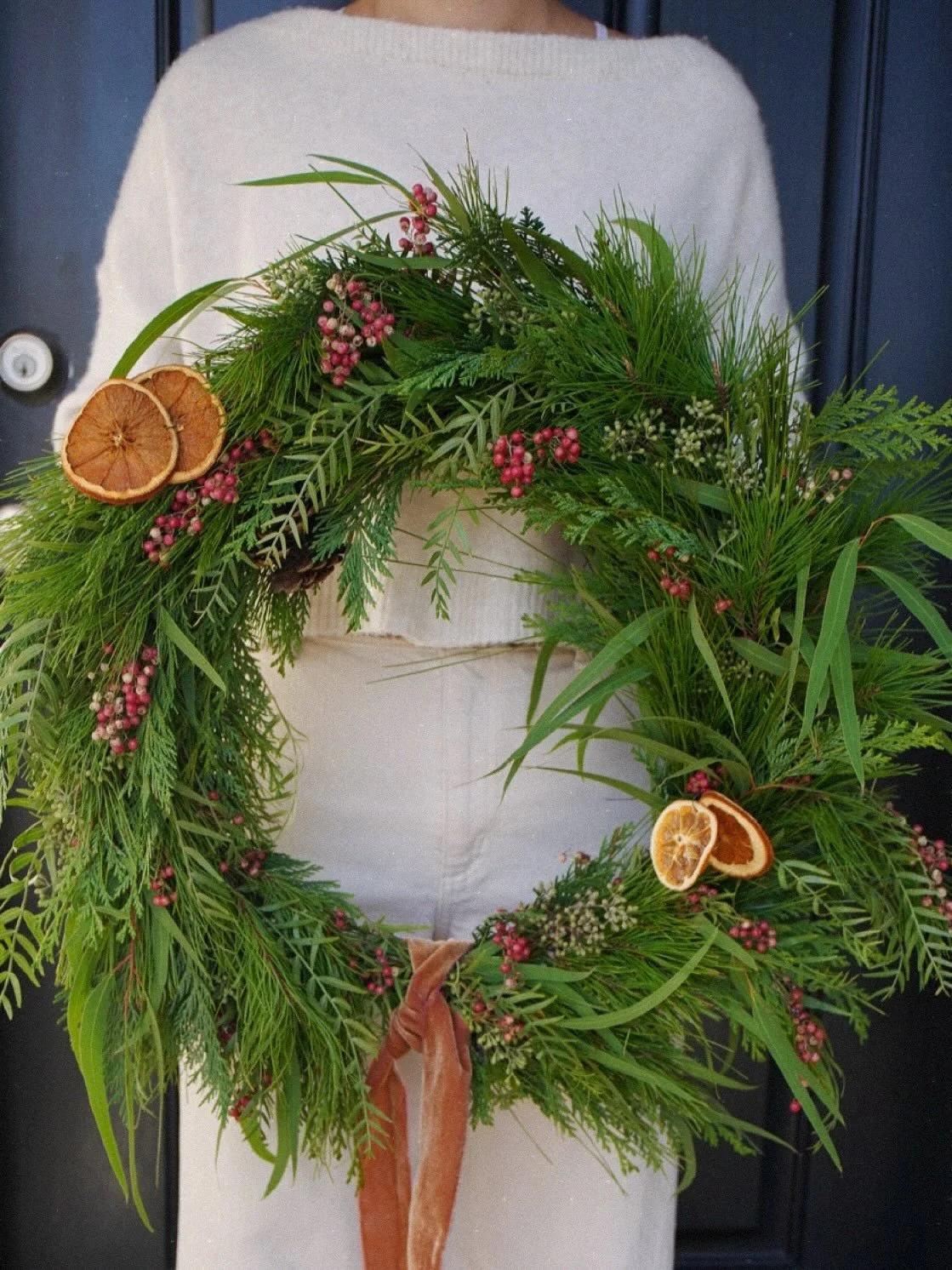 Let us deck your door this holiday season with our bespoke wreaths featuring fresh evergreens, berries &amp; dried fruits. ✨

Book a workshop with friends or order your own custom wreath today! 

#holidaywreath #christmaswreaths #wreathworkshop #denv