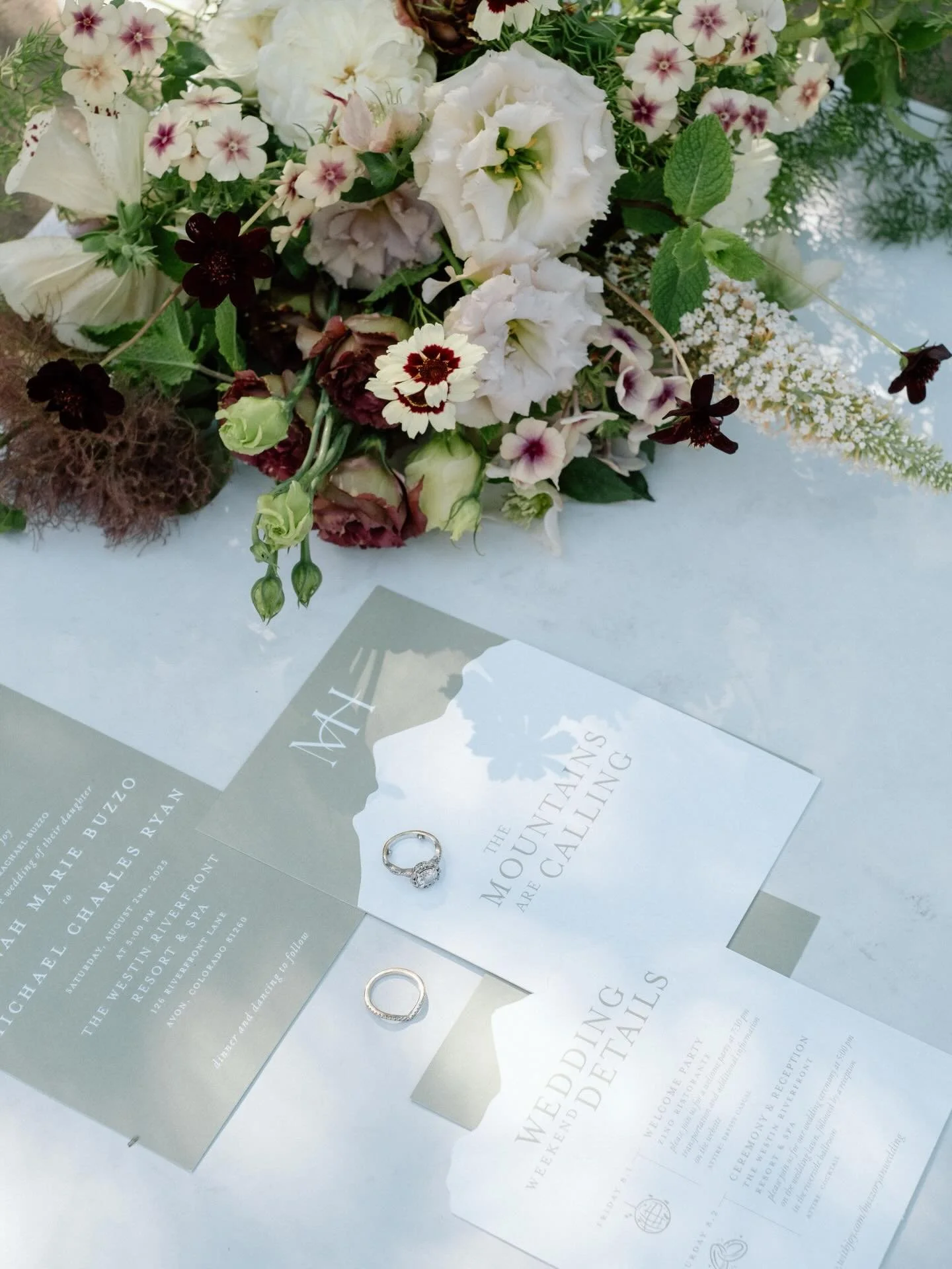 It&rsquo;s all in the details ✨

Florals: @graceinbloomfloral 
Stationary: @boco_designs 
Photography: @anyssa.sands.photography 

colorado wedding, colorado wedding venue, romantic bridal bouquet, wedding flowers, spruce mountain ranch