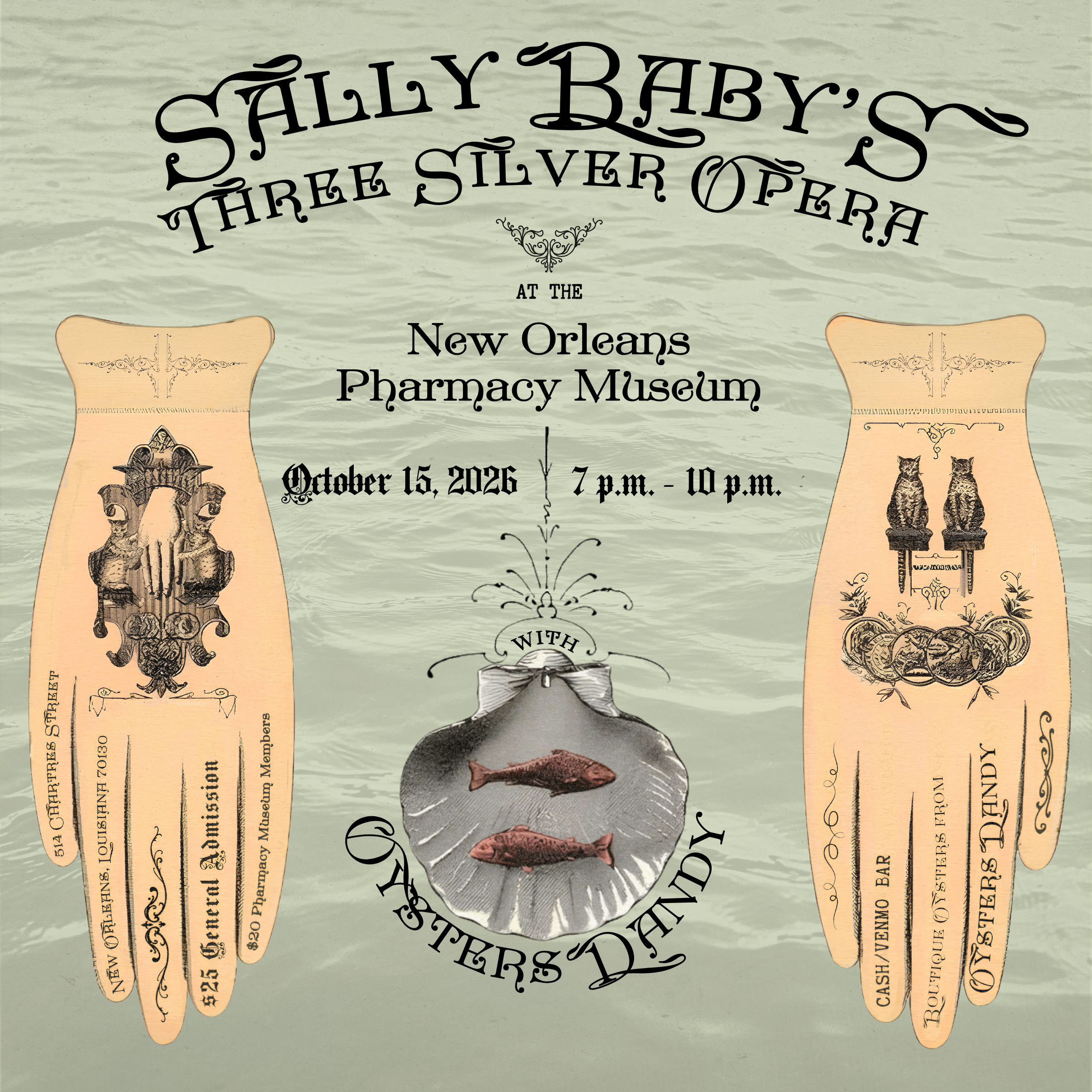 Sally Baby's Three Silver Opera at the New Orleans Pharmacy Museum